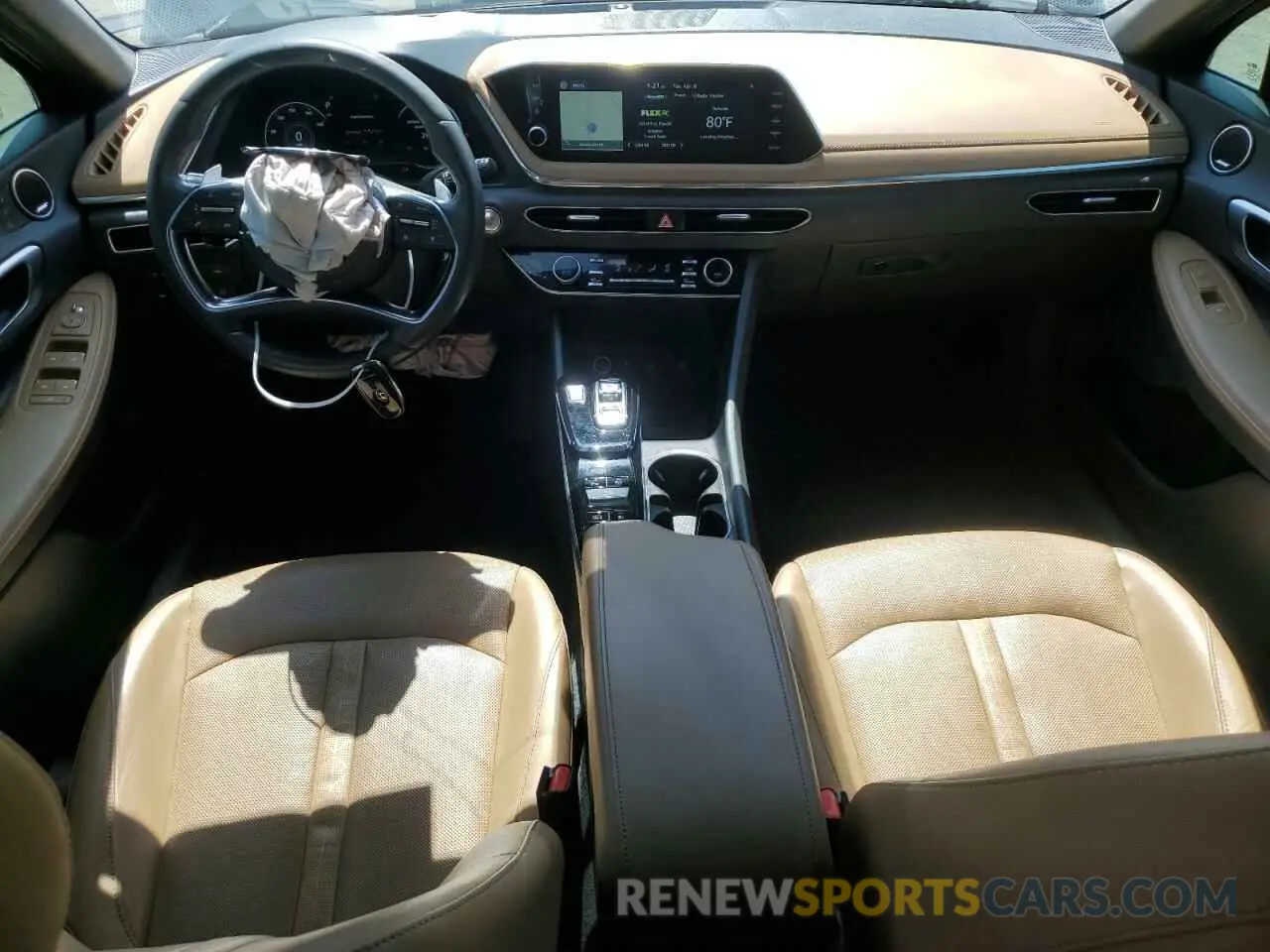 8 fotografías del automóvil dañado 5NPEH4J24LH021995 HYUNDAI SONATA 2020