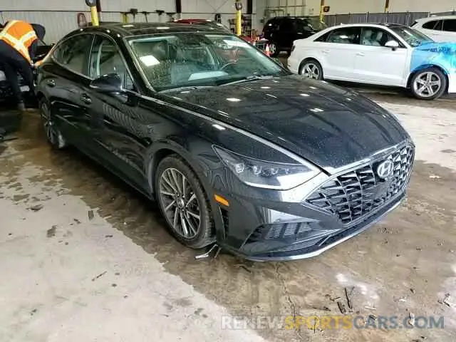 14 fotografías del automóvil dañado 5NPEH4J26LH033436 HYUNDAI SONATA 2020