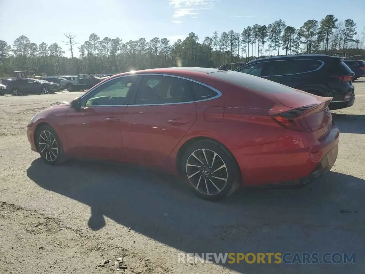 2 fotografías del automóvil dañado 5NPEH4J27LH002700 HYUNDAI SONATA 2020