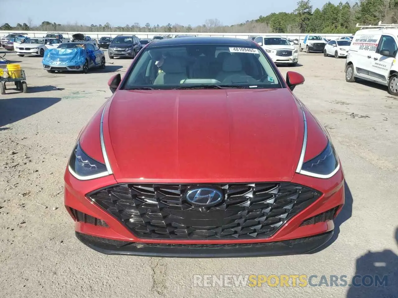 5 fotografías del automóvil dañado 5NPEH4J27LH002700 HYUNDAI SONATA 2020