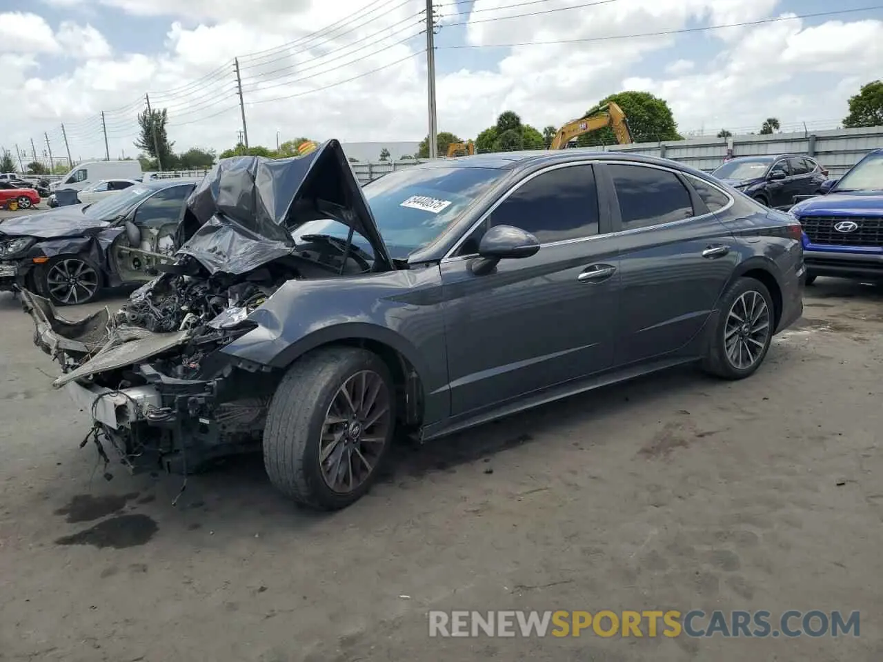 1 fotografías del automóvil dañado 5NPEH4J27LH006570 HYUNDAI SONATA 2020