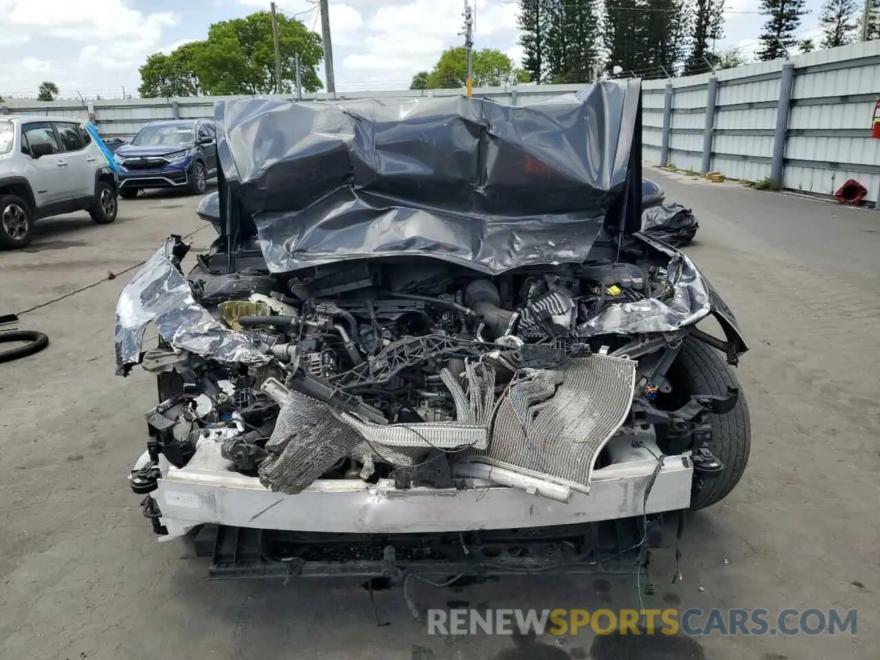 5 fotografías del automóvil dañado 5NPEH4J27LH006570 HYUNDAI SONATA 2020