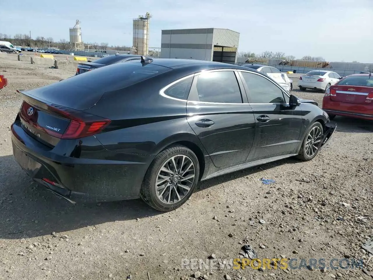 3 fotografías del automóvil dañado 5NPEH4J27LH044266 HYUNDAI SONATA 2020