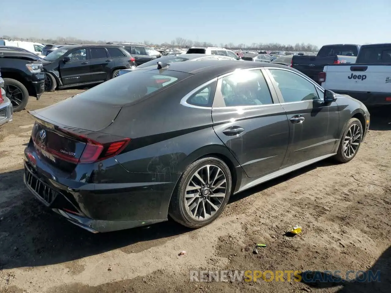 3 fotografías del automóvil dañado 5NPEH4J28LH027783 HYUNDAI SONATA 2020