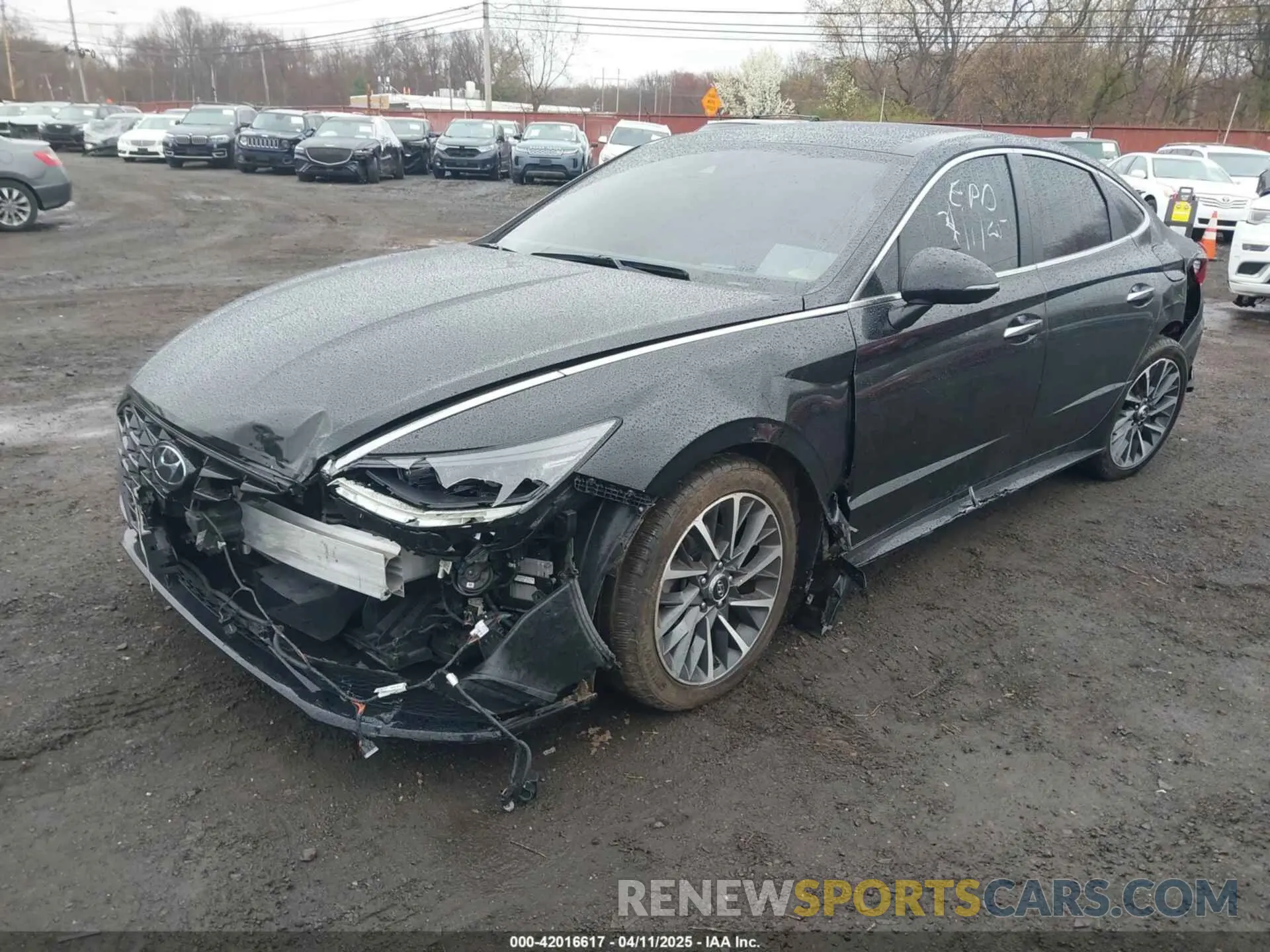 2 fotografías del automóvil dañado 5NPEH4J28LH030831 HYUNDAI SONATA 2020