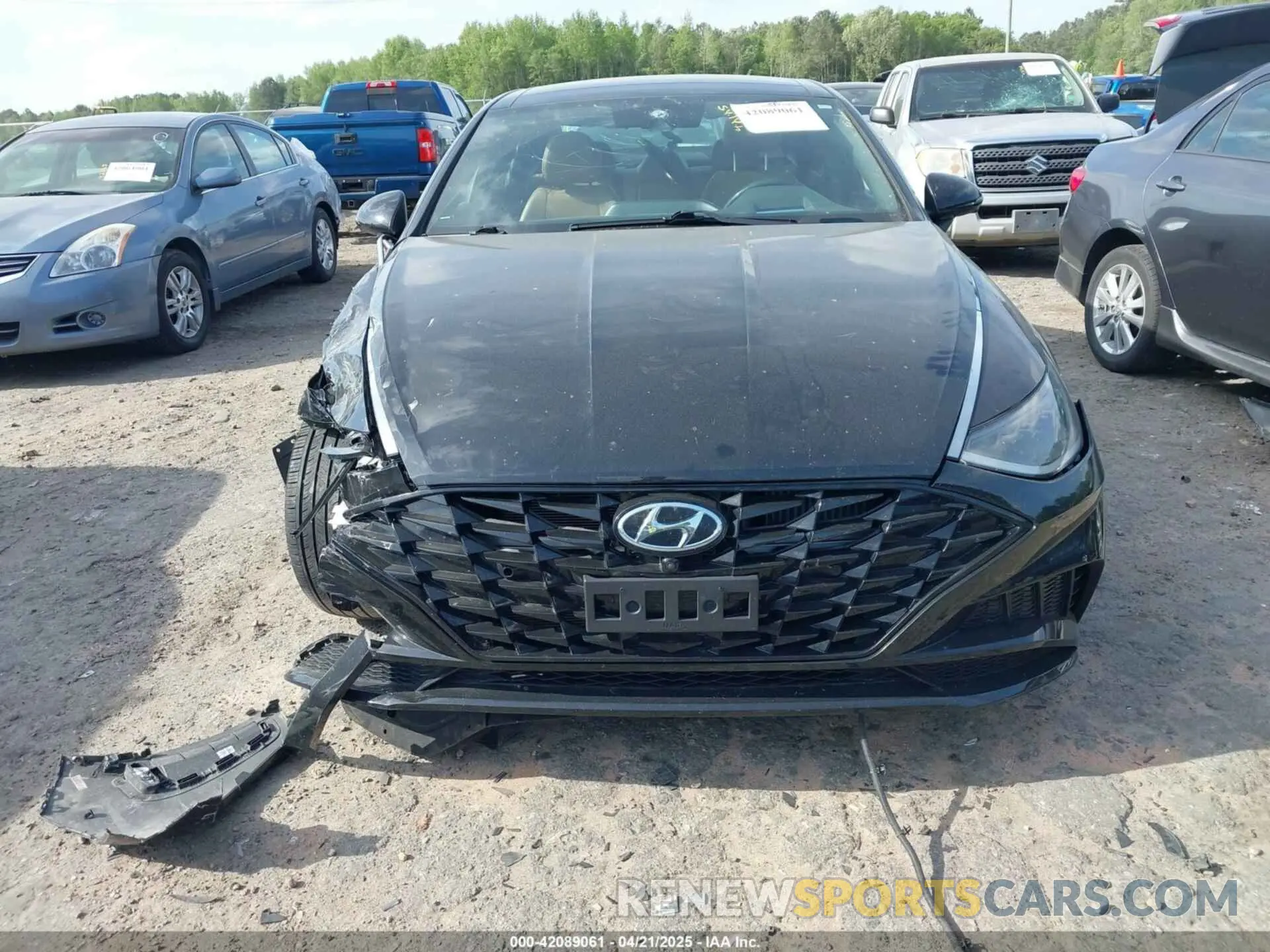 12 fotografías del automóvil dañado 5NPEH4J28LH032742 HYUNDAI SONATA 2020