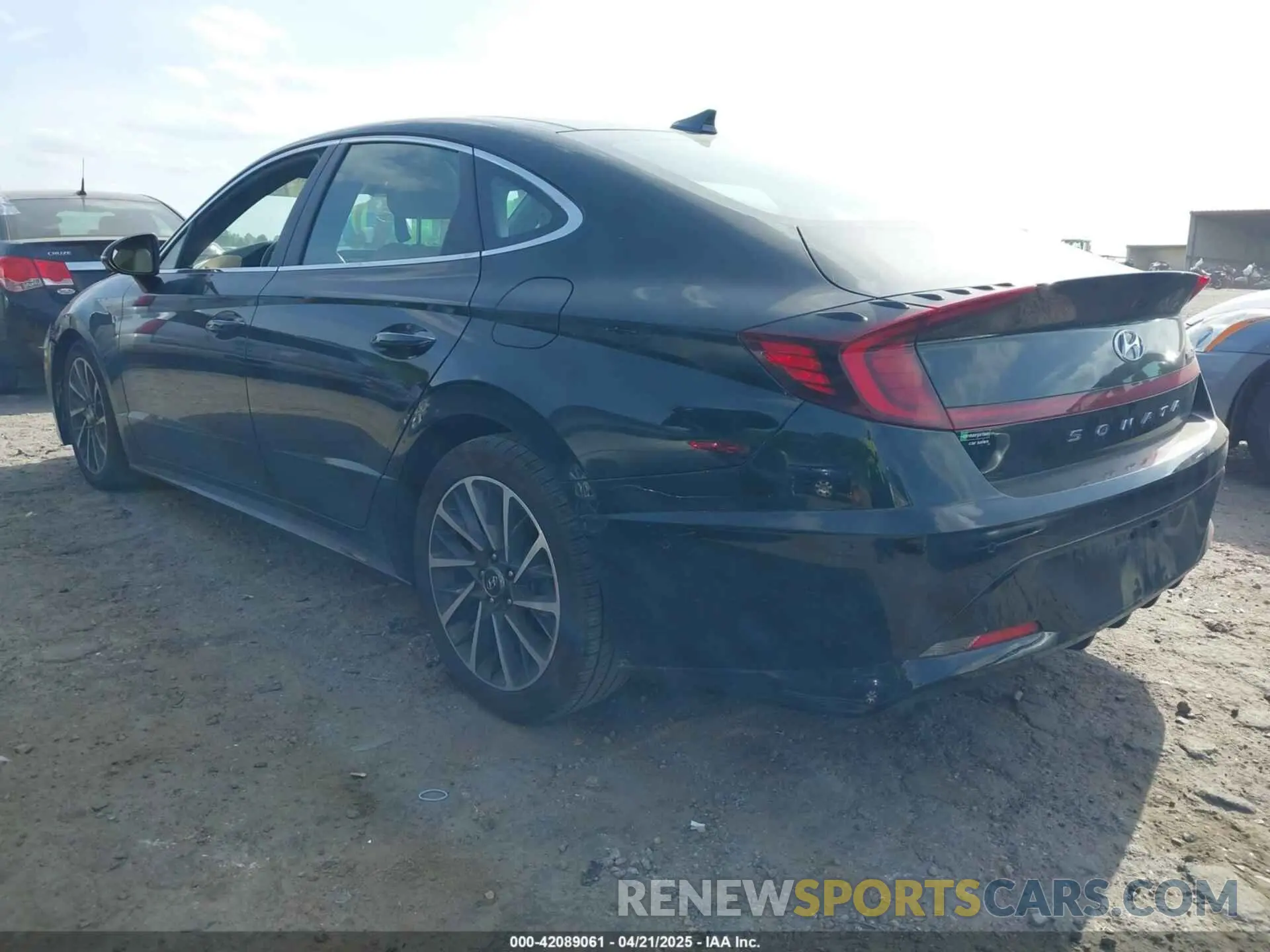 3 fotografías del automóvil dañado 5NPEH4J28LH032742 HYUNDAI SONATA 2020