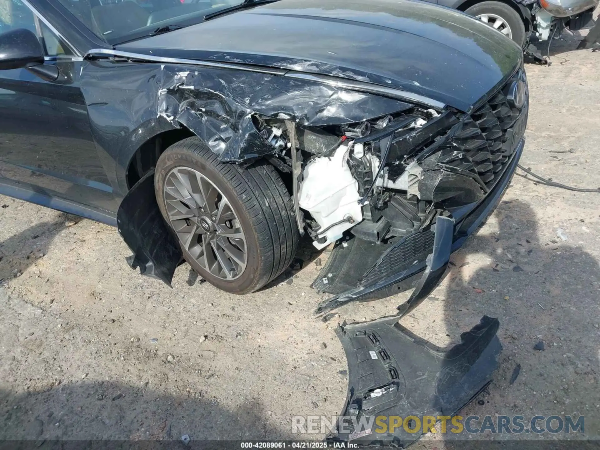 6 fotografías del automóvil dañado 5NPEH4J28LH032742 HYUNDAI SONATA 2020