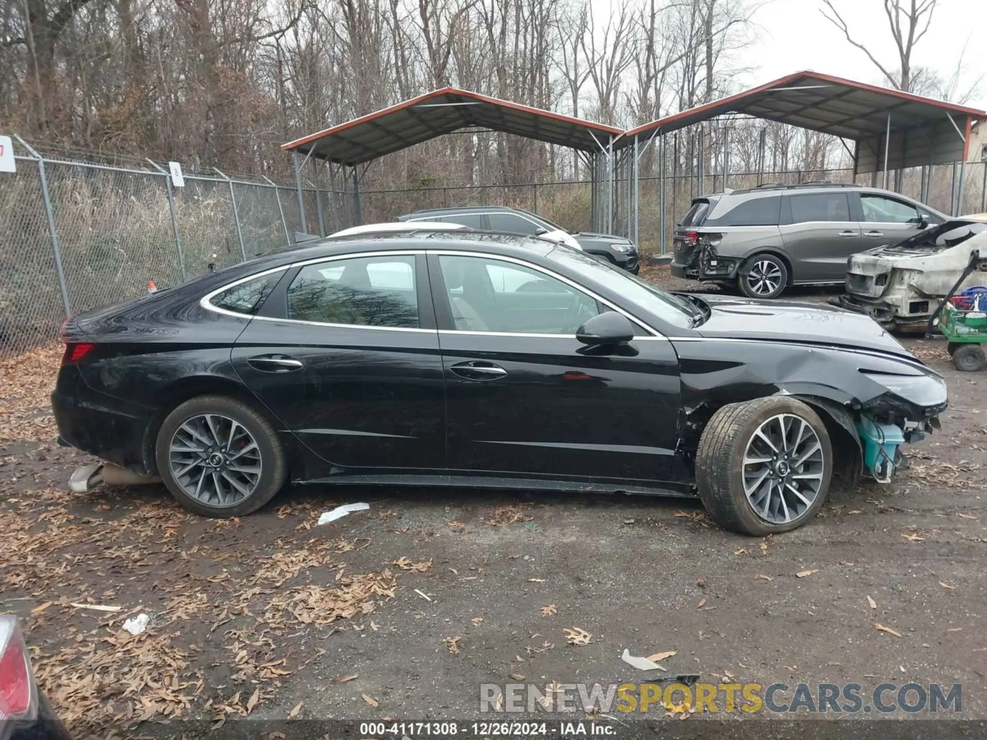 14 fotografías del automóvil dañado 5NPEH4J29LH029932 HYUNDAI SONATA 2020