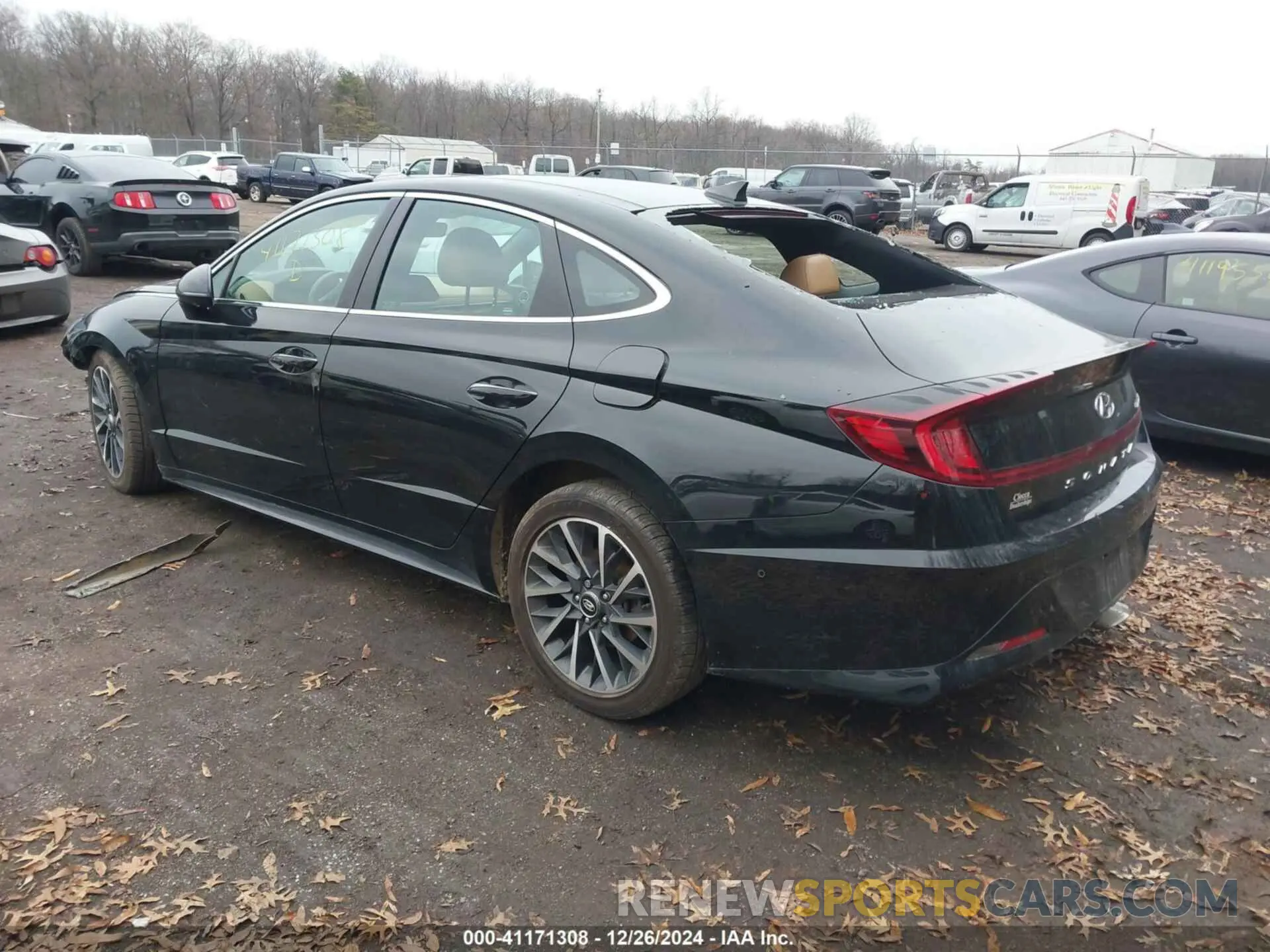 3 fotografías del automóvil dañado 5NPEH4J29LH029932 HYUNDAI SONATA 2020