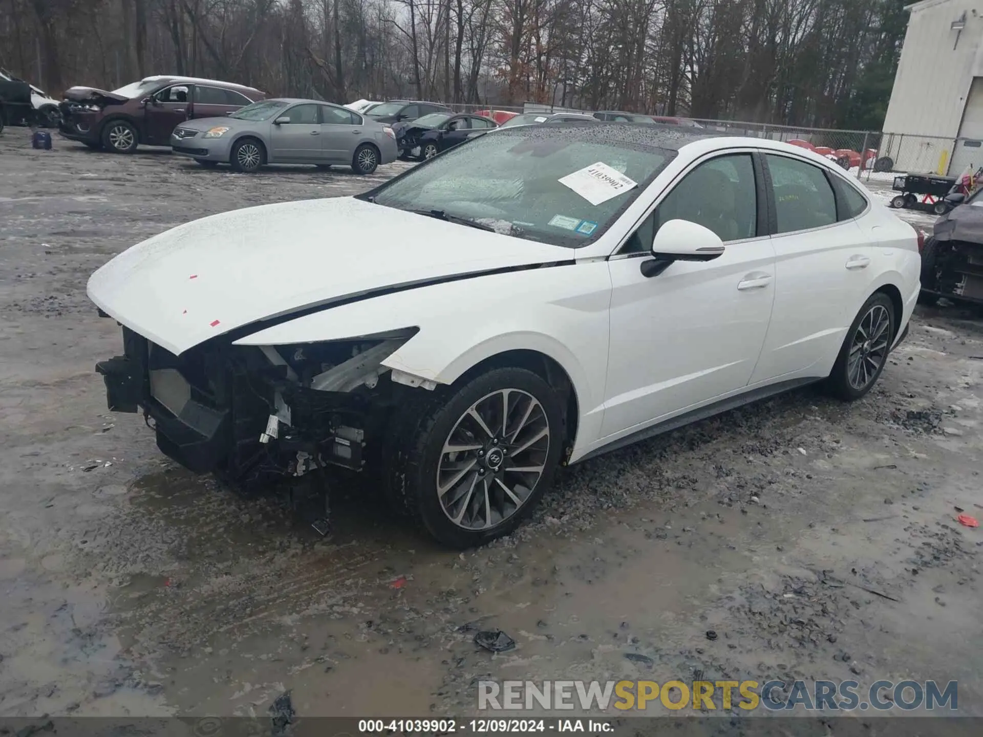 2 fotografías del automóvil dañado 5NPEH4J29LH044818 HYUNDAI SONATA 2020