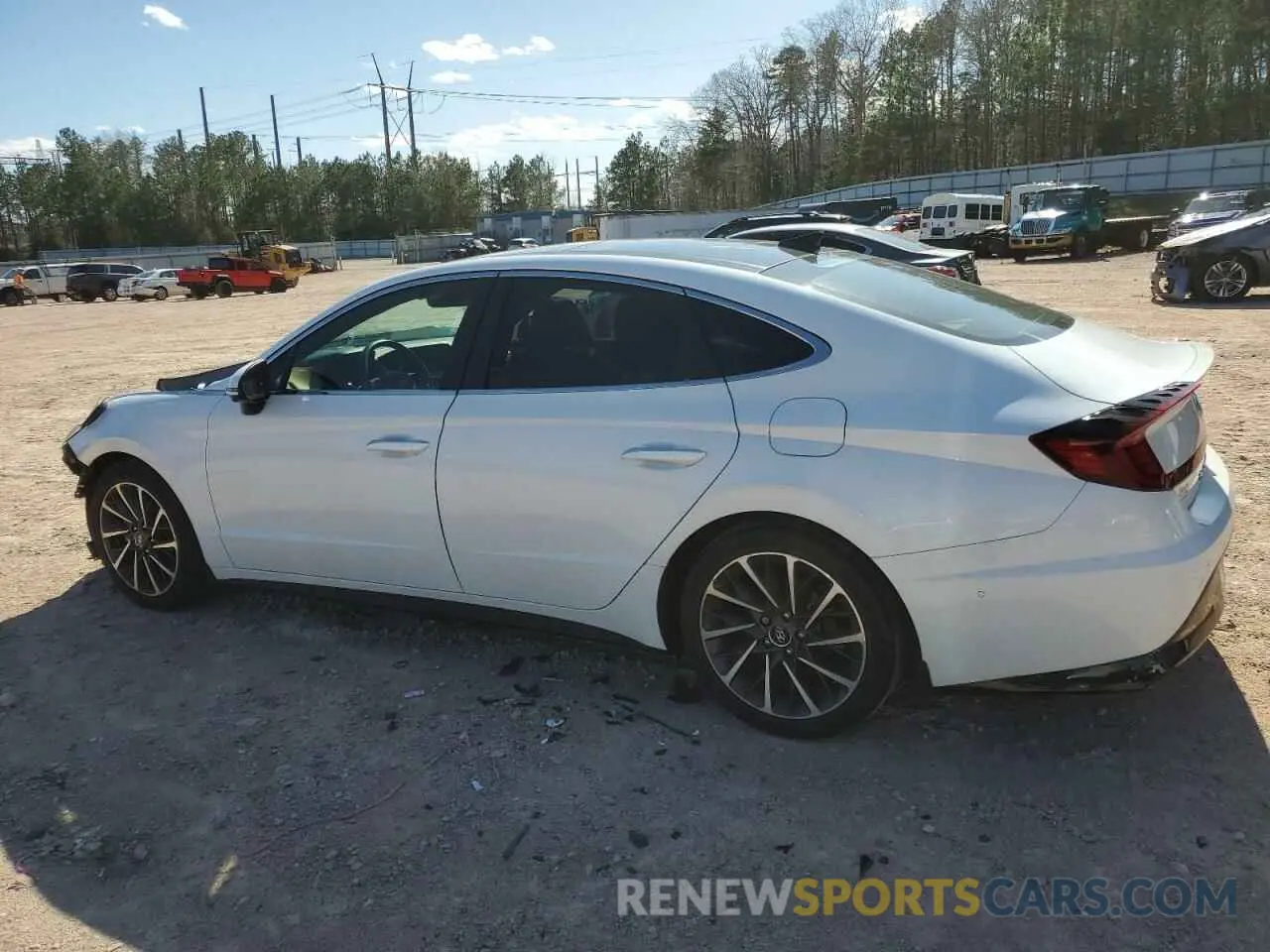 2 fotografías del automóvil dañado 5NPEH4J29LH047962 HYUNDAI SONATA 2020