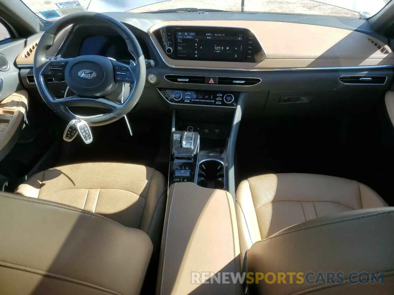 8 fotografías del automóvil dañado 5NPEH4J29LH047962 HYUNDAI SONATA 2020