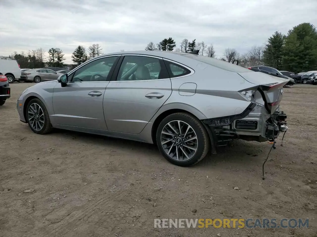 2 fotografías del automóvil dañado 5NPEH4J2XLH038834 HYUNDAI SONATA 2020