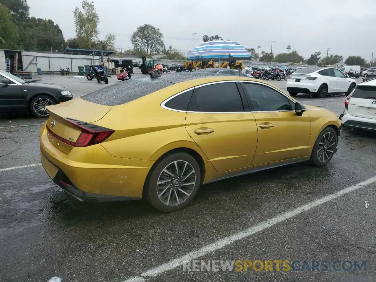 3 fotografías del automóvil dañado 5NPEJ4J20LH019228 HYUNDAI SONATA 2020