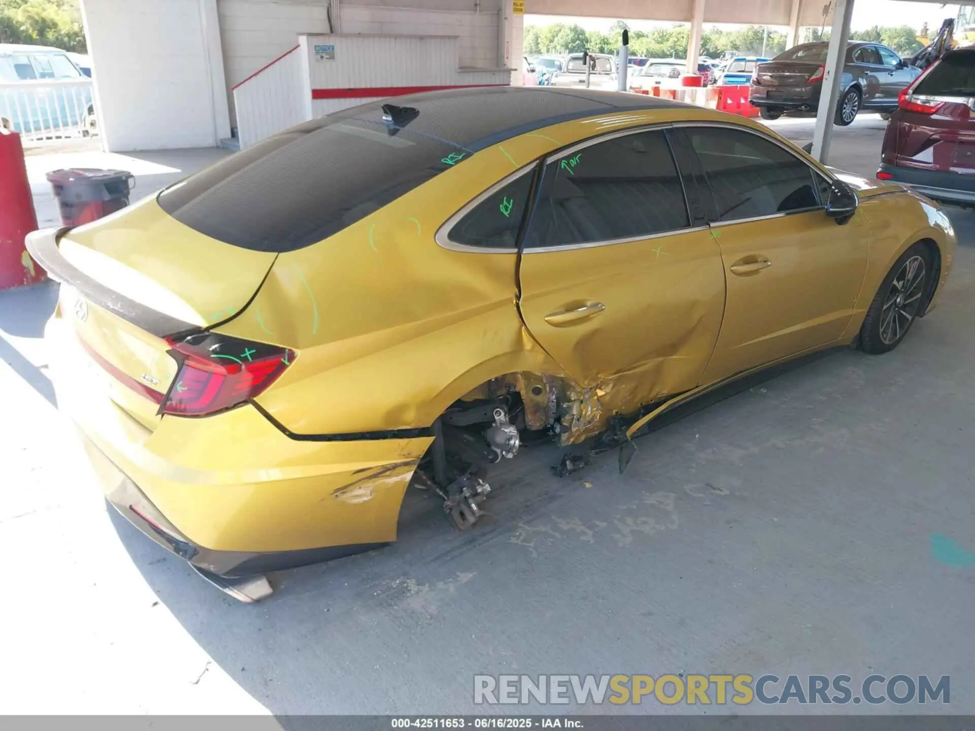 4 fotografías del automóvil dañado 5NPEJ4J20LH022601 HYUNDAI SONATA 2020