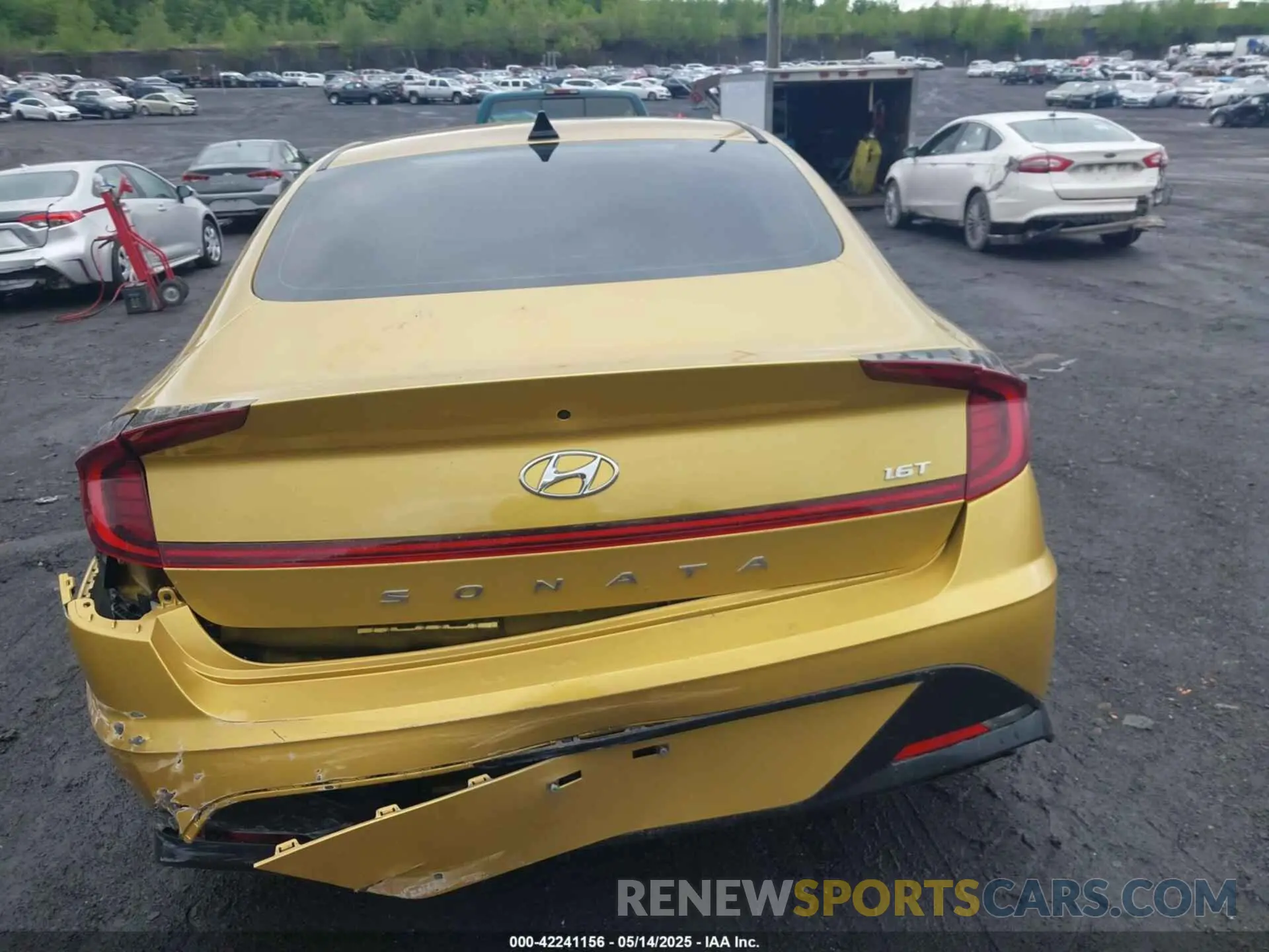 16 fotografías del automóvil dañado 5NPEJ4J21LH012417 HYUNDAI SONATA 2020