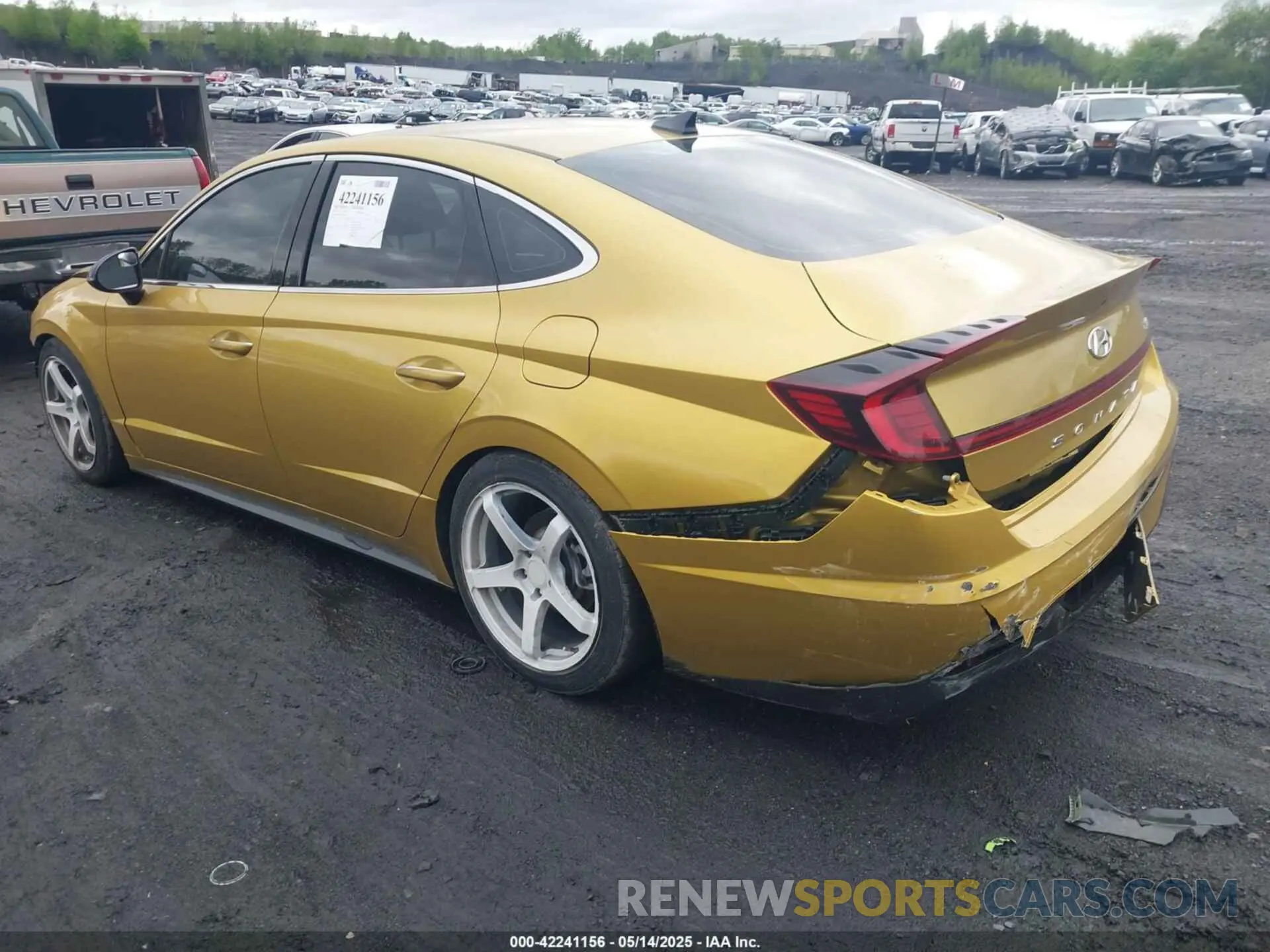3 fotografías del automóvil dañado 5NPEJ4J21LH012417 HYUNDAI SONATA 2020