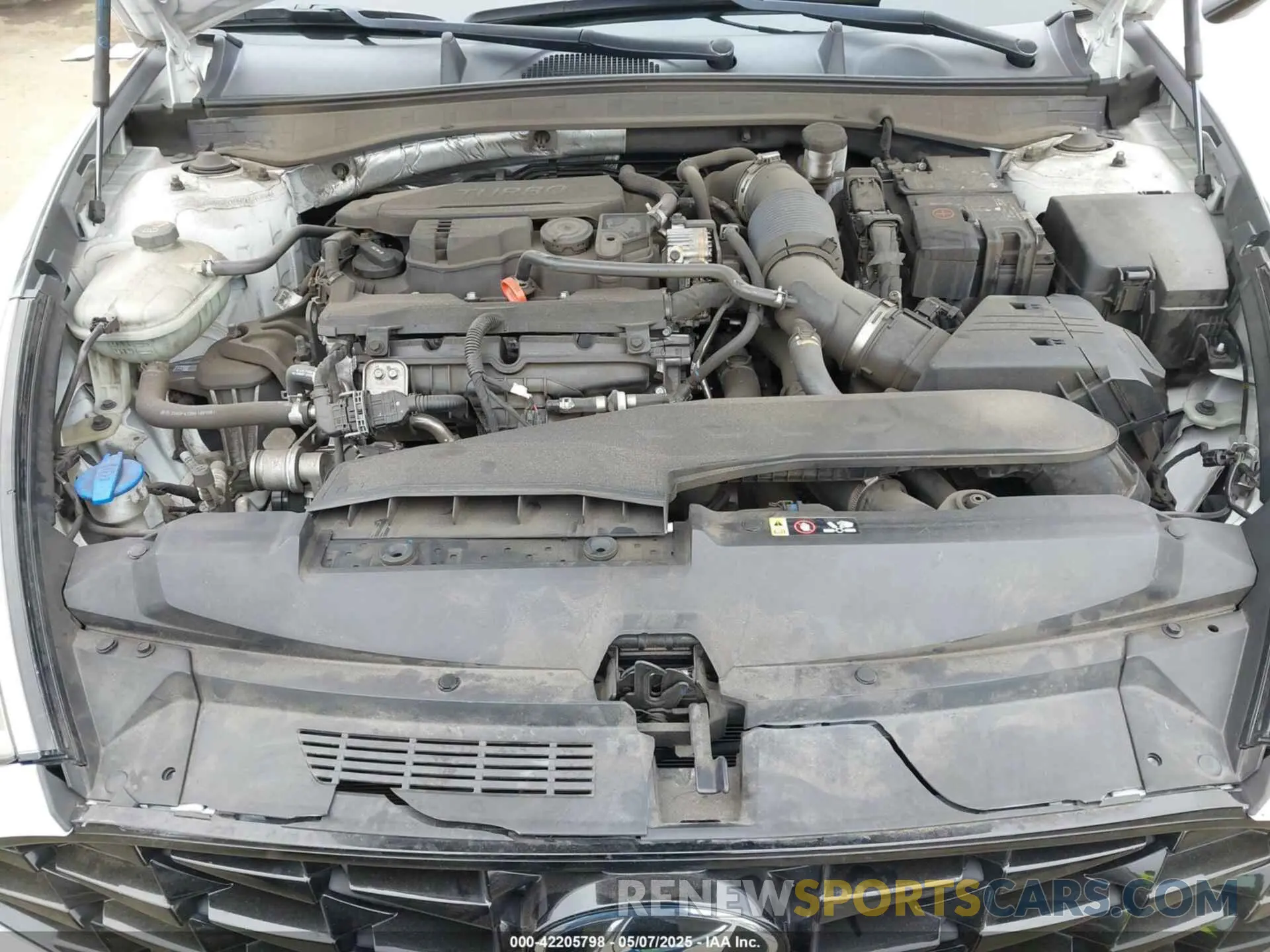10 fotografías del automóvil dañado 5NPEJ4J21LH025720 HYUNDAI SONATA 2020