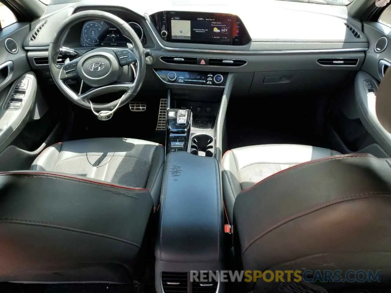 8 fotografías del automóvil dañado 5NPEJ4J21LH028634 HYUNDAI SONATA 2020