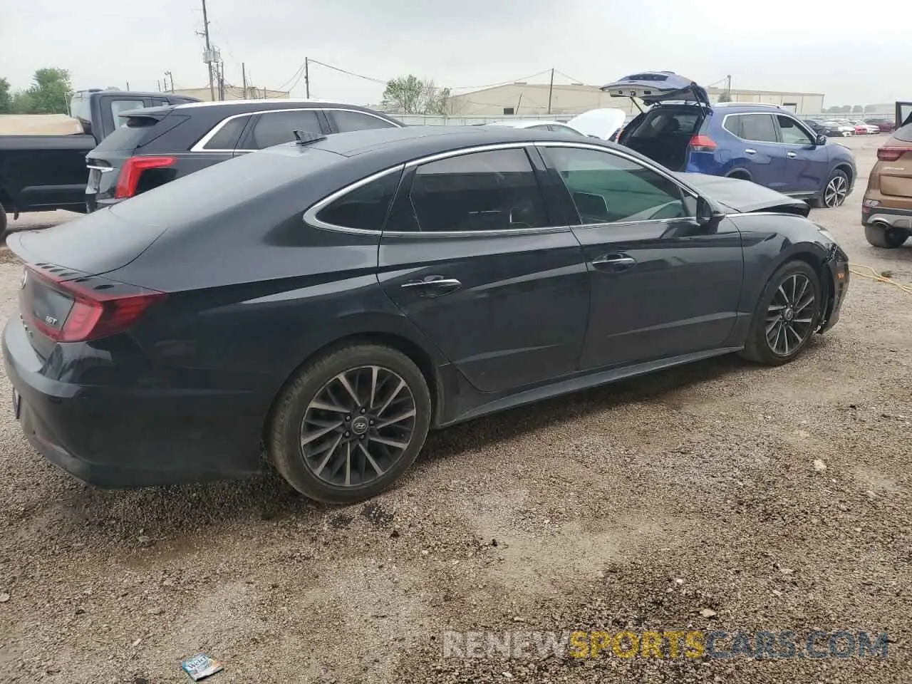 3 fotografías del automóvil dañado 5NPEJ4J22LH005329 HYUNDAI SONATA 2020