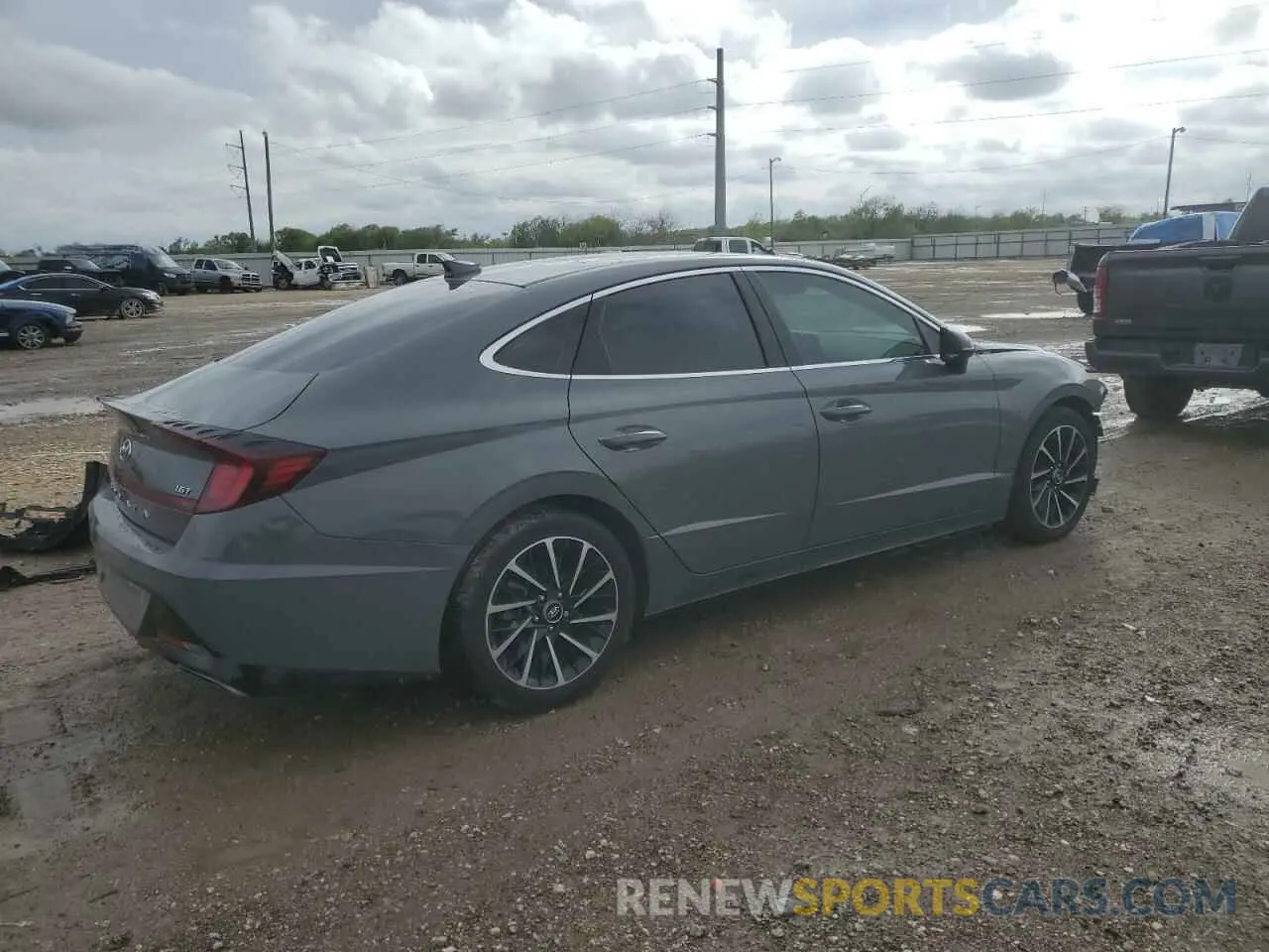 3 fotografías del automóvil dañado 5NPEJ4J22LH023586 HYUNDAI SONATA 2020