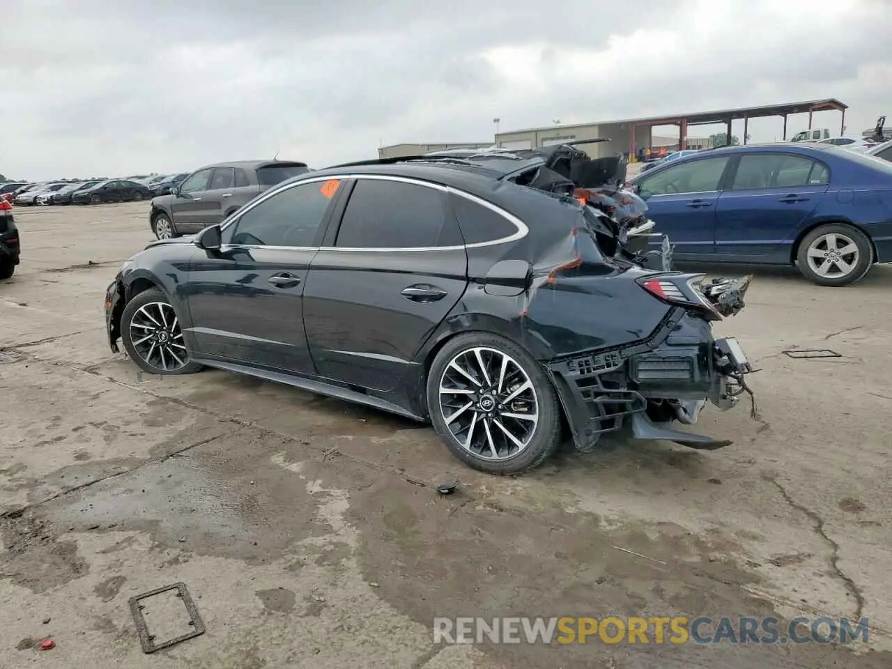 2 fotografías del automóvil dañado 5NPEJ4J23LH026786 HYUNDAI SONATA 2020