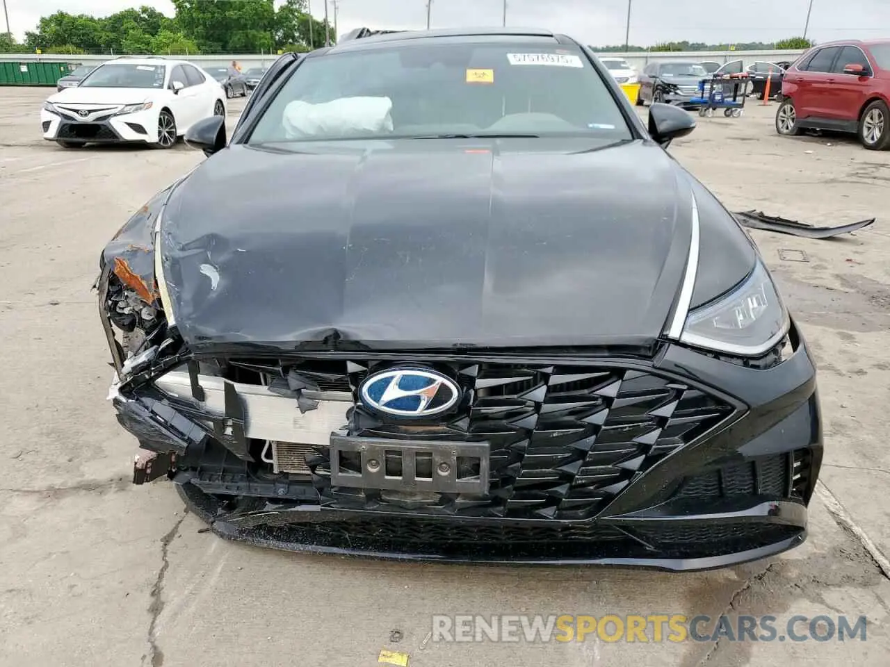 5 fotografías del automóvil dañado 5NPEJ4J23LH026786 HYUNDAI SONATA 2020
