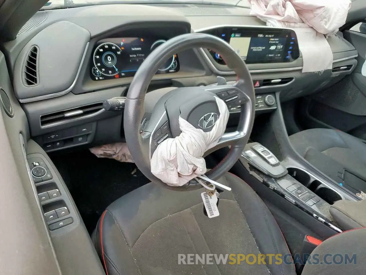 8 fotografías del automóvil dañado 5NPEJ4J23LH026786 HYUNDAI SONATA 2020