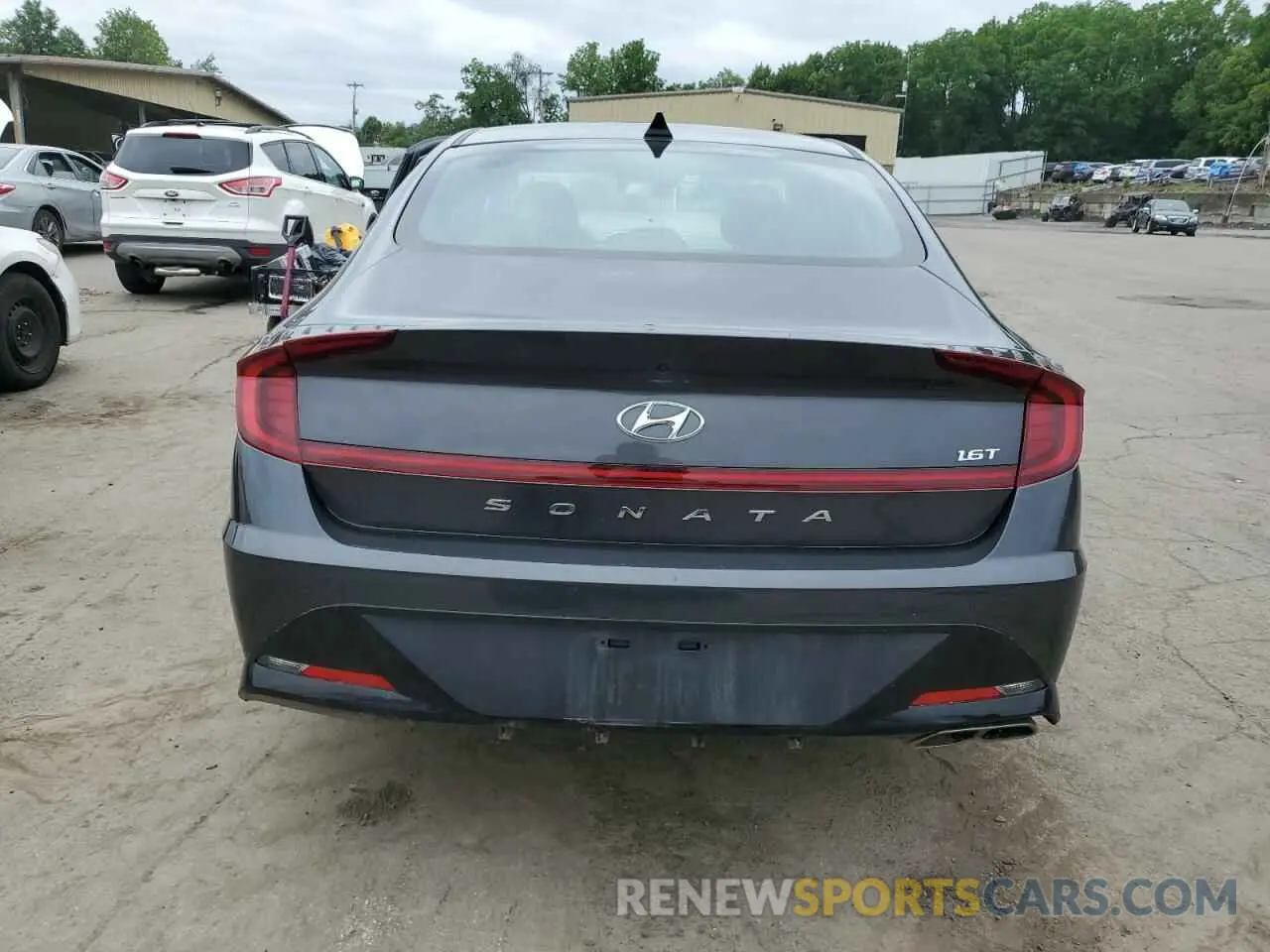 6 fotografías del automóvil dañado 5NPEJ4J23LH045192 HYUNDAI SONATA 2020
