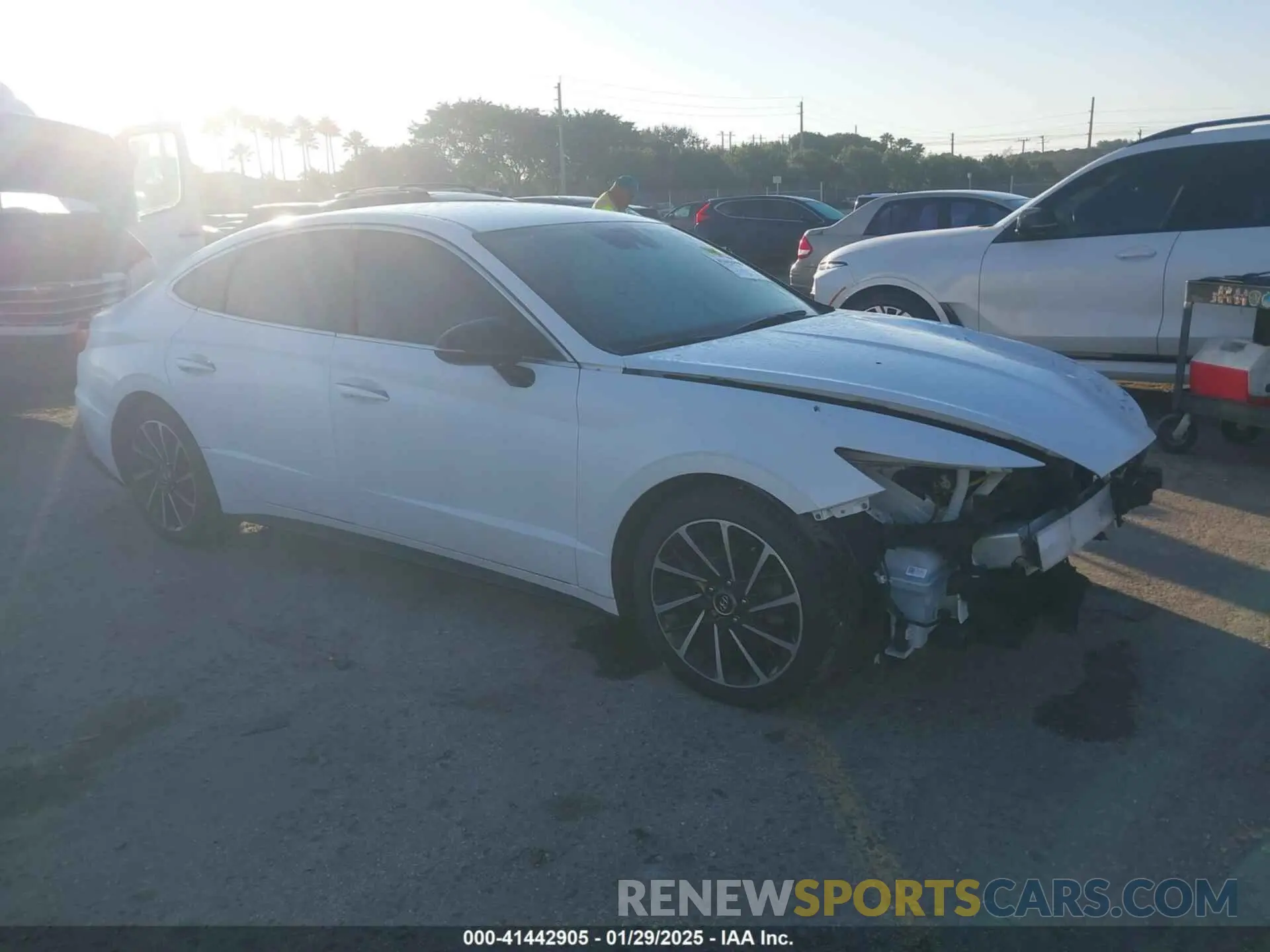 1 fotografías del automóvil dañado 5NPEJ4J24LH011004 HYUNDAI SONATA 2020