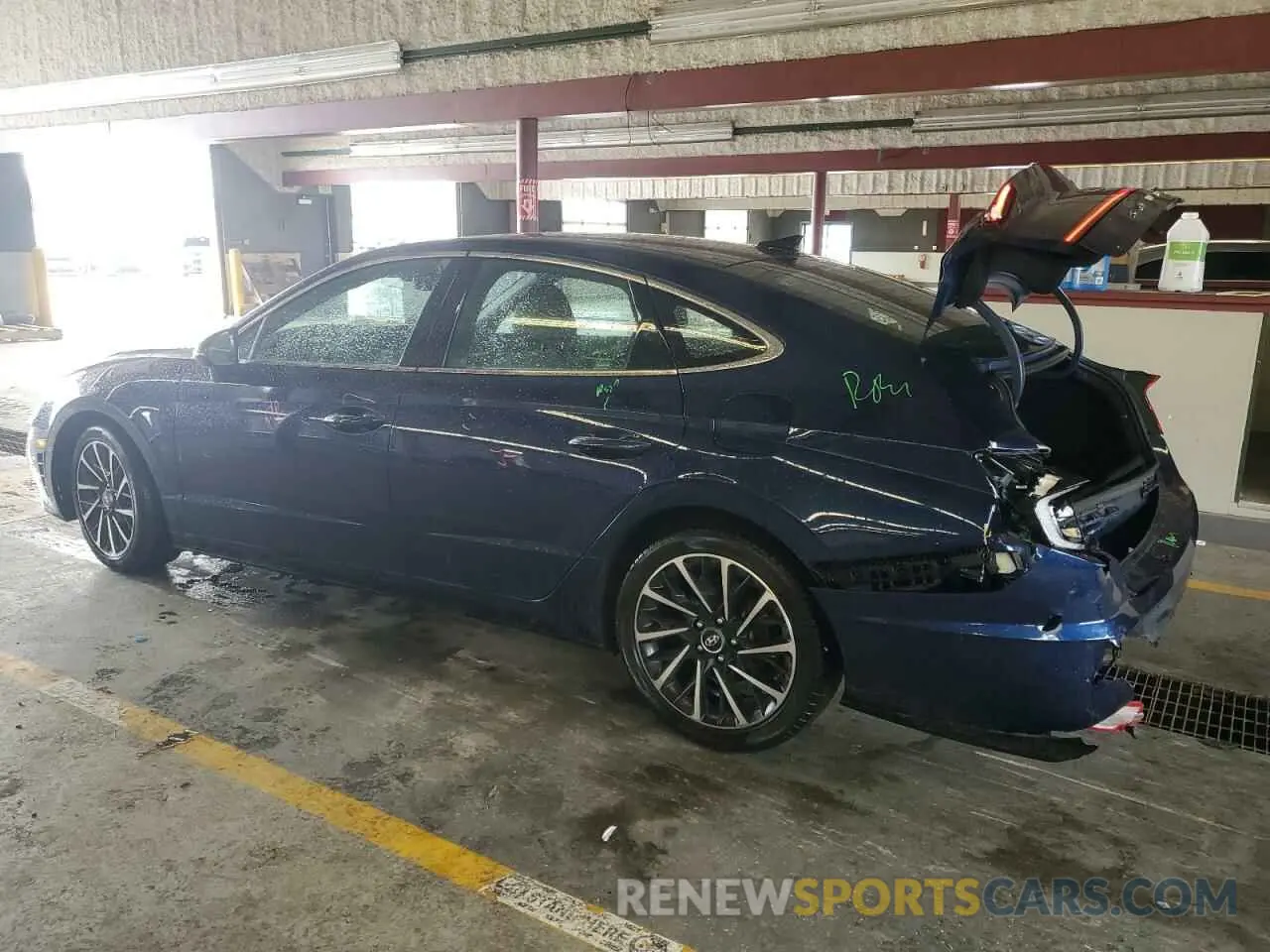 2 fotografías del automóvil dañado 5NPEJ4J25LH040351 HYUNDAI SONATA 2020
