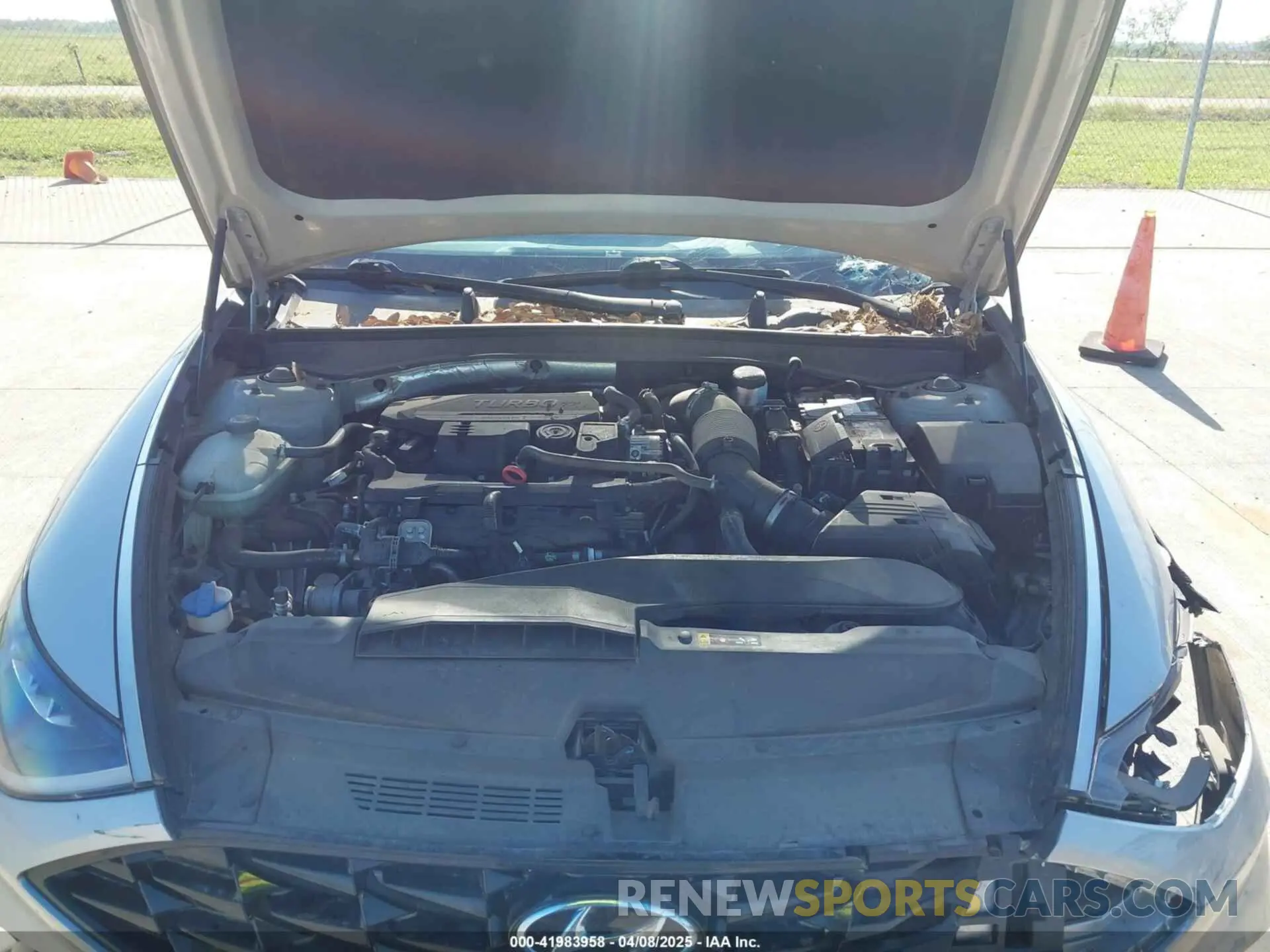 10 fotografías del automóvil dañado 5NPEJ4J26LH029004 HYUNDAI SONATA 2020