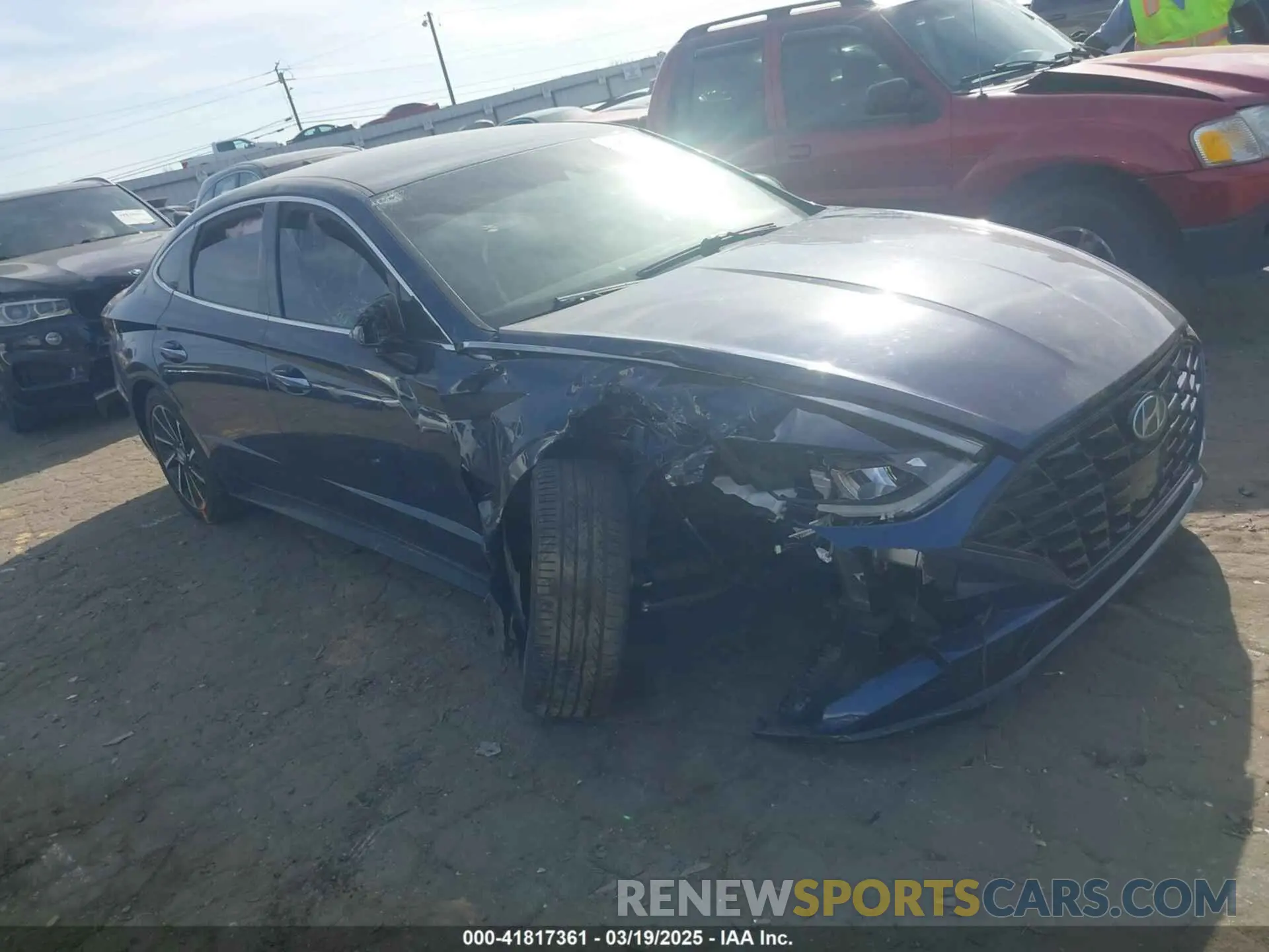 1 fotografías del automóvil dañado 5NPEJ4J26LH036356 HYUNDAI SONATA 2020