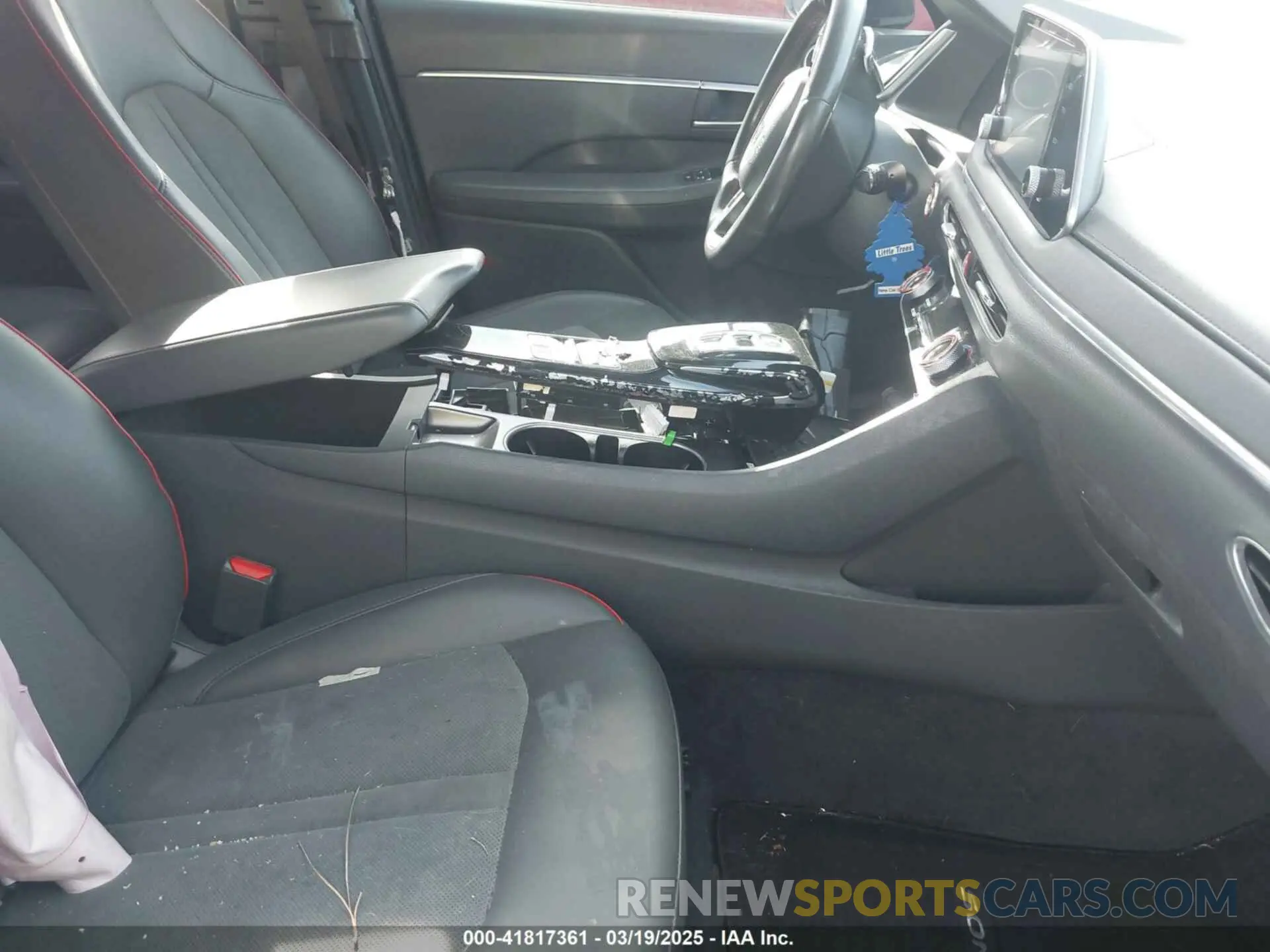 5 fotografías del automóvil dañado 5NPEJ4J26LH036356 HYUNDAI SONATA 2020