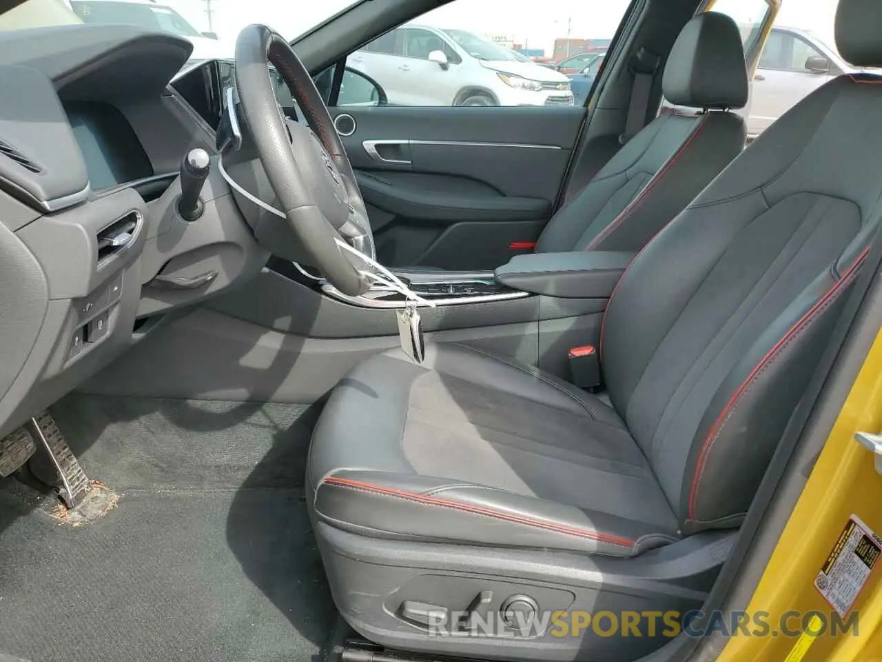 7 fotografías del automóvil dañado 5NPEJ4J27LH012373 HYUNDAI SONATA 2020