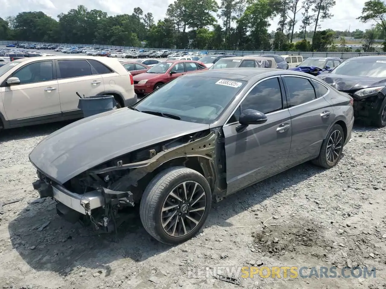1 fotografías del automóvil dañado 5NPEJ4J27LH015564 HYUNDAI SONATA 2020