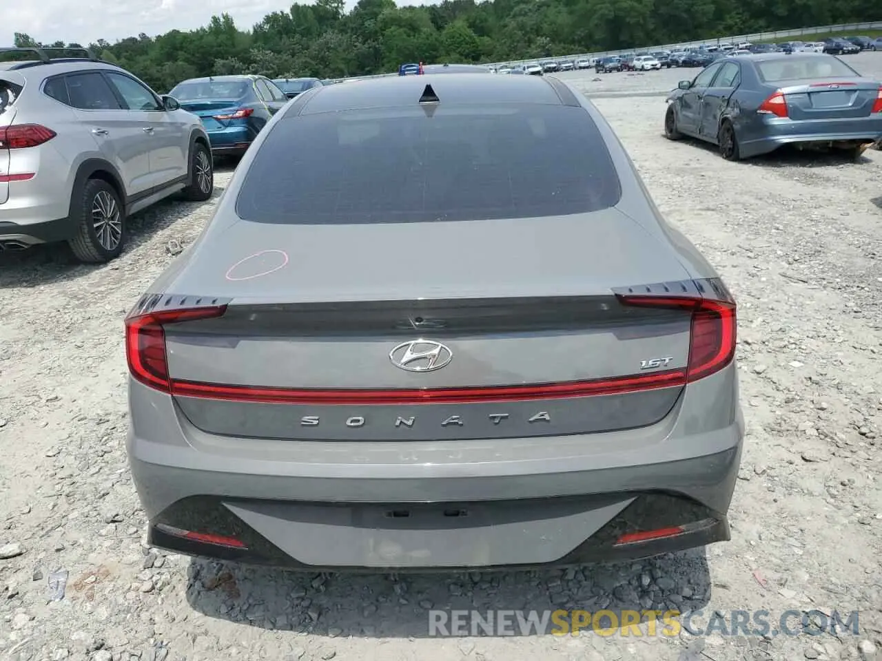 6 fotografías del automóvil dañado 5NPEJ4J27LH015564 HYUNDAI SONATA 2020