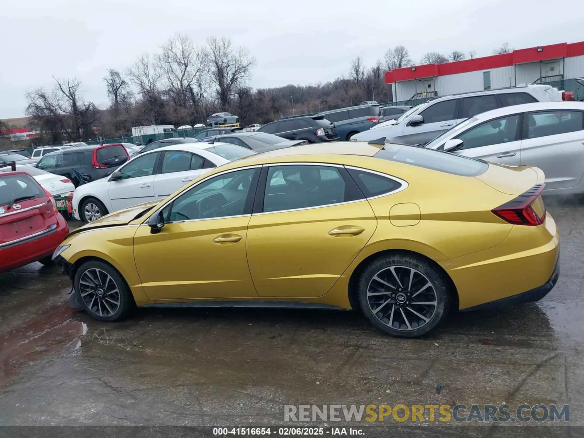 14 fotografías del automóvil dañado 5NPEJ4J27LH015645 HYUNDAI SONATA 2020