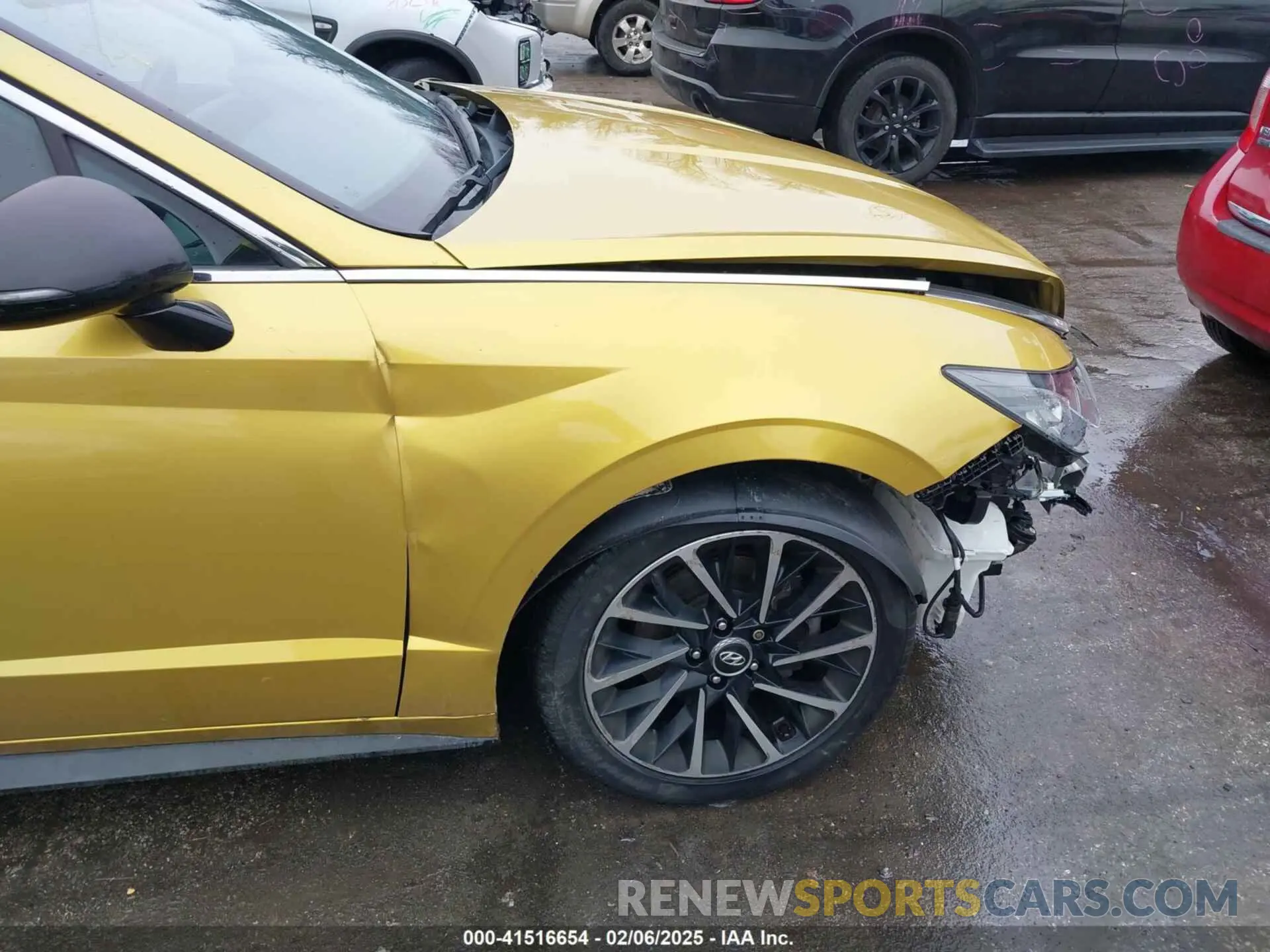17 fotografías del automóvil dañado 5NPEJ4J27LH015645 HYUNDAI SONATA 2020