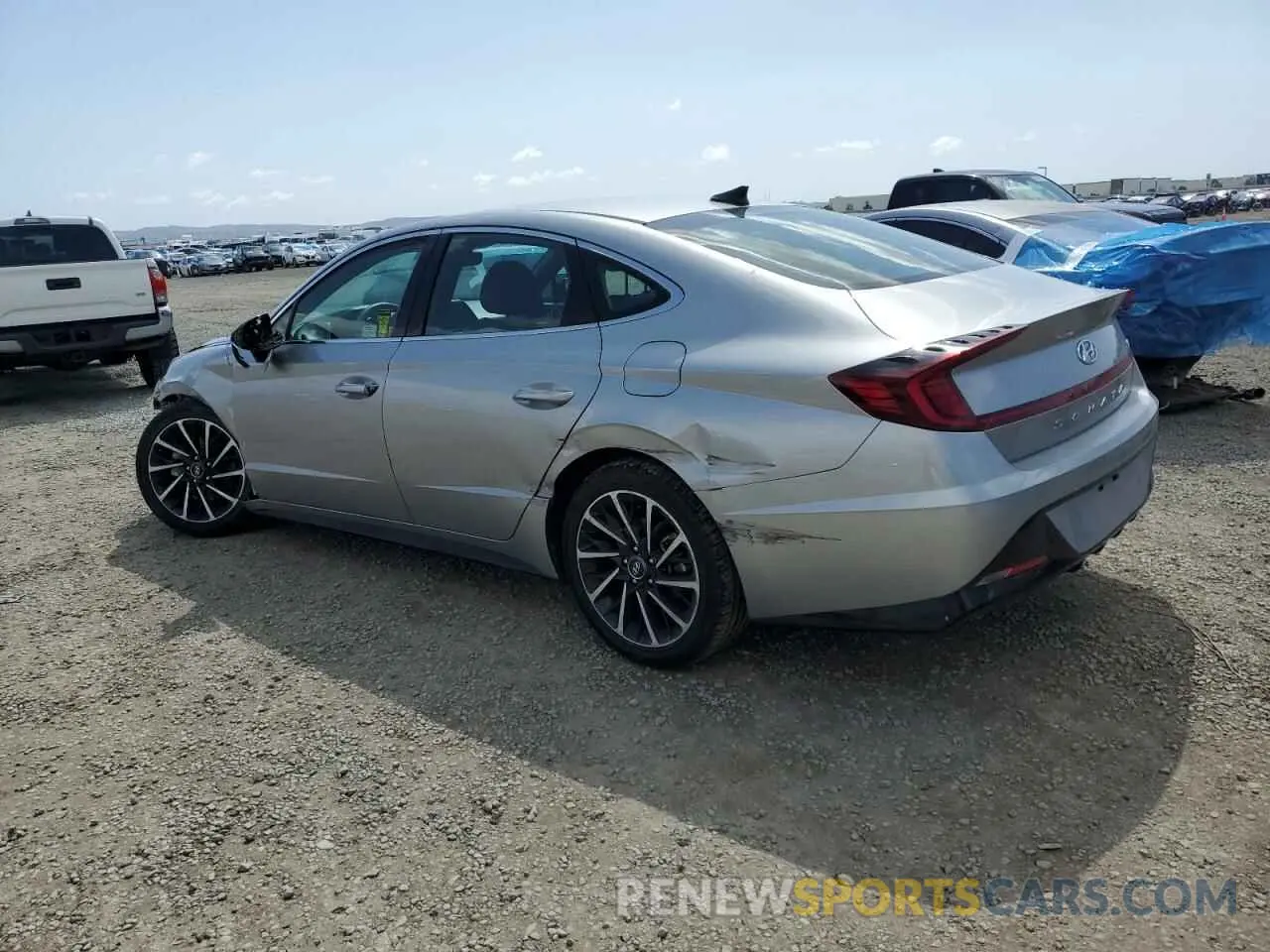 2 fotografías del automóvil dañado 5NPEJ4J27LH022241 HYUNDAI SONATA 2020