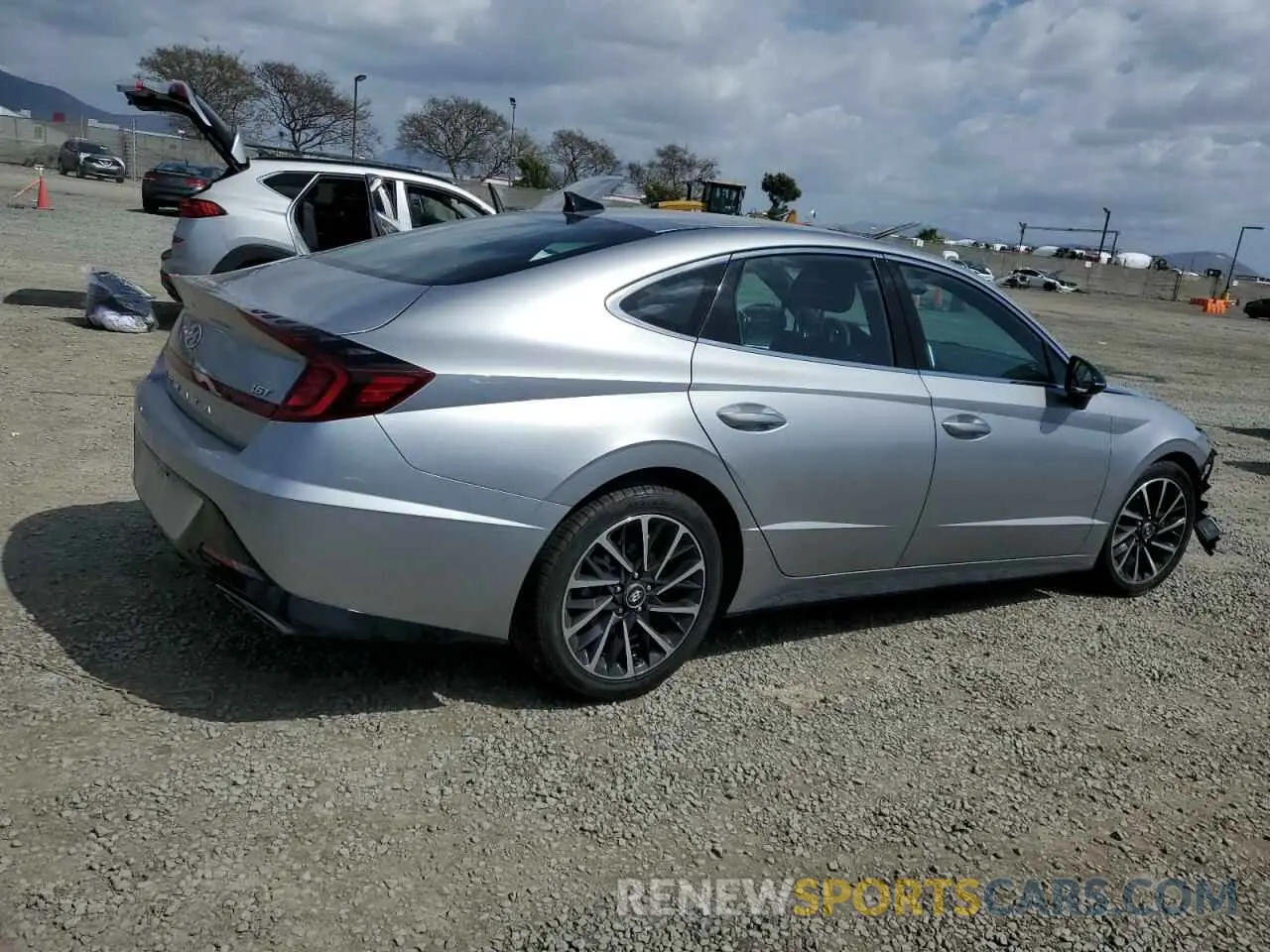 3 fotografías del automóvil dañado 5NPEJ4J27LH022241 HYUNDAI SONATA 2020