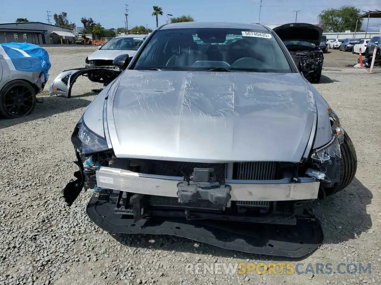 5 fotografías del automóvil dañado 5NPEJ4J27LH022241 HYUNDAI SONATA 2020