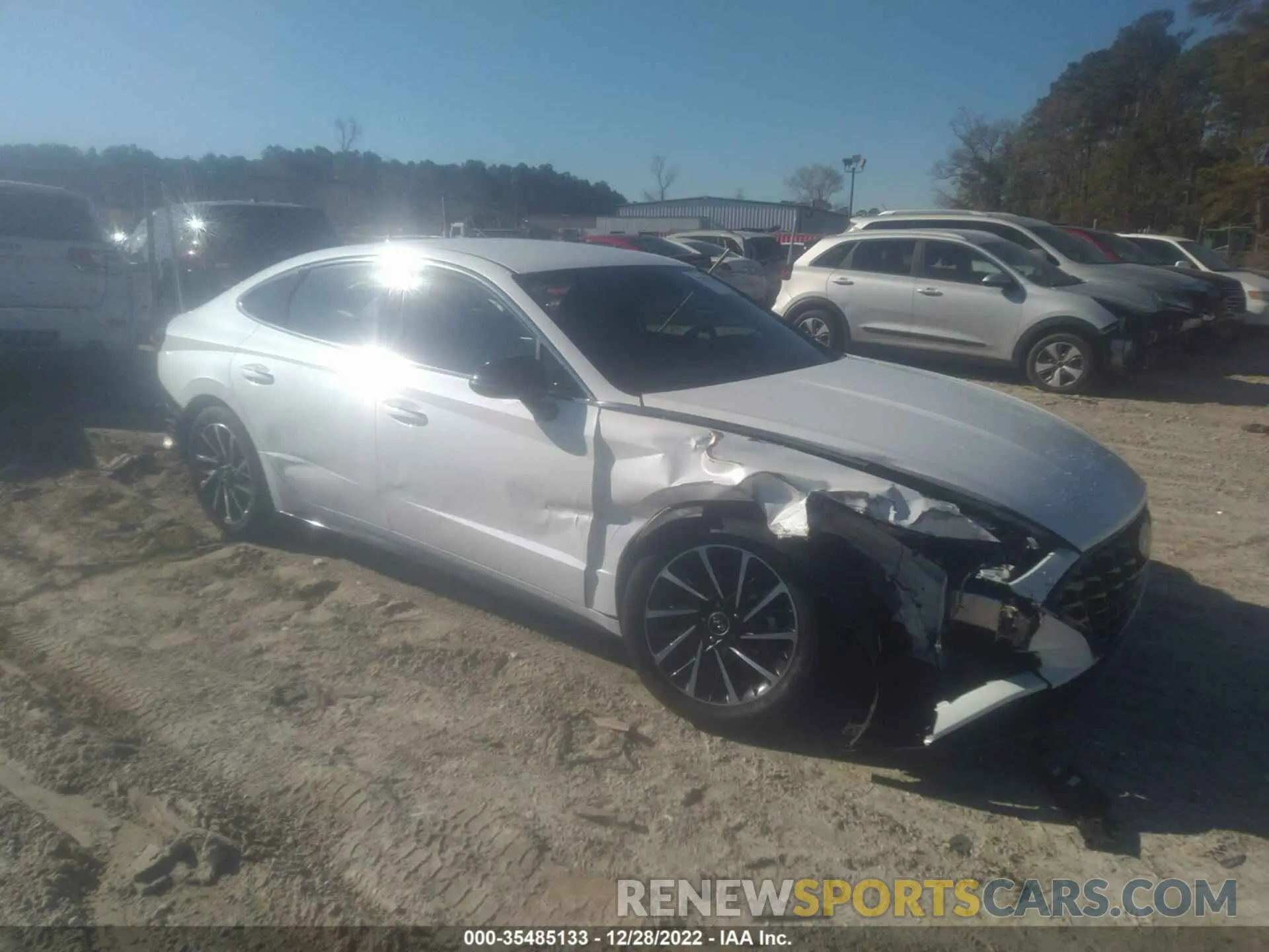1 fotografías del automóvil dañado 5NPEJ4J27LH049133 HYUNDAI SONATA 2020