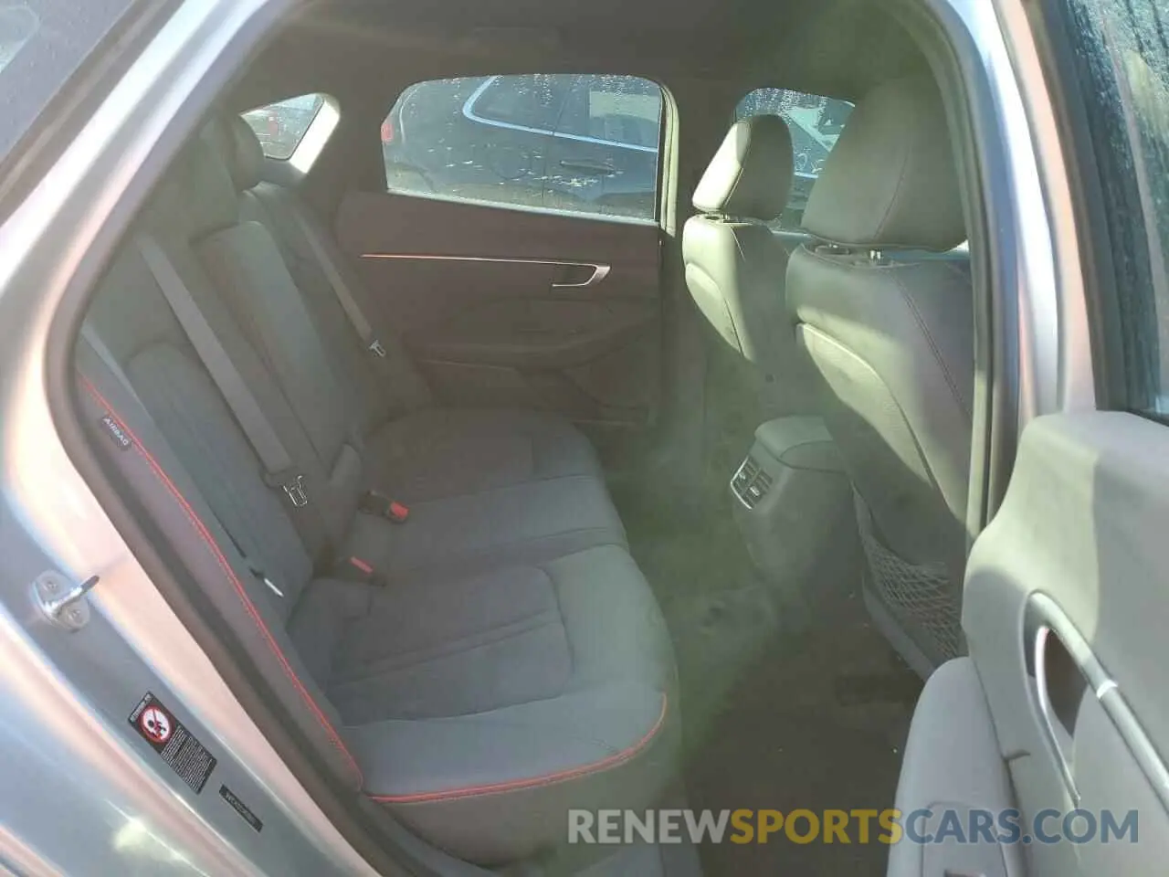 10 fotografías del automóvil dañado 5NPEJ4J27LH050833 HYUNDAI SONATA 2020