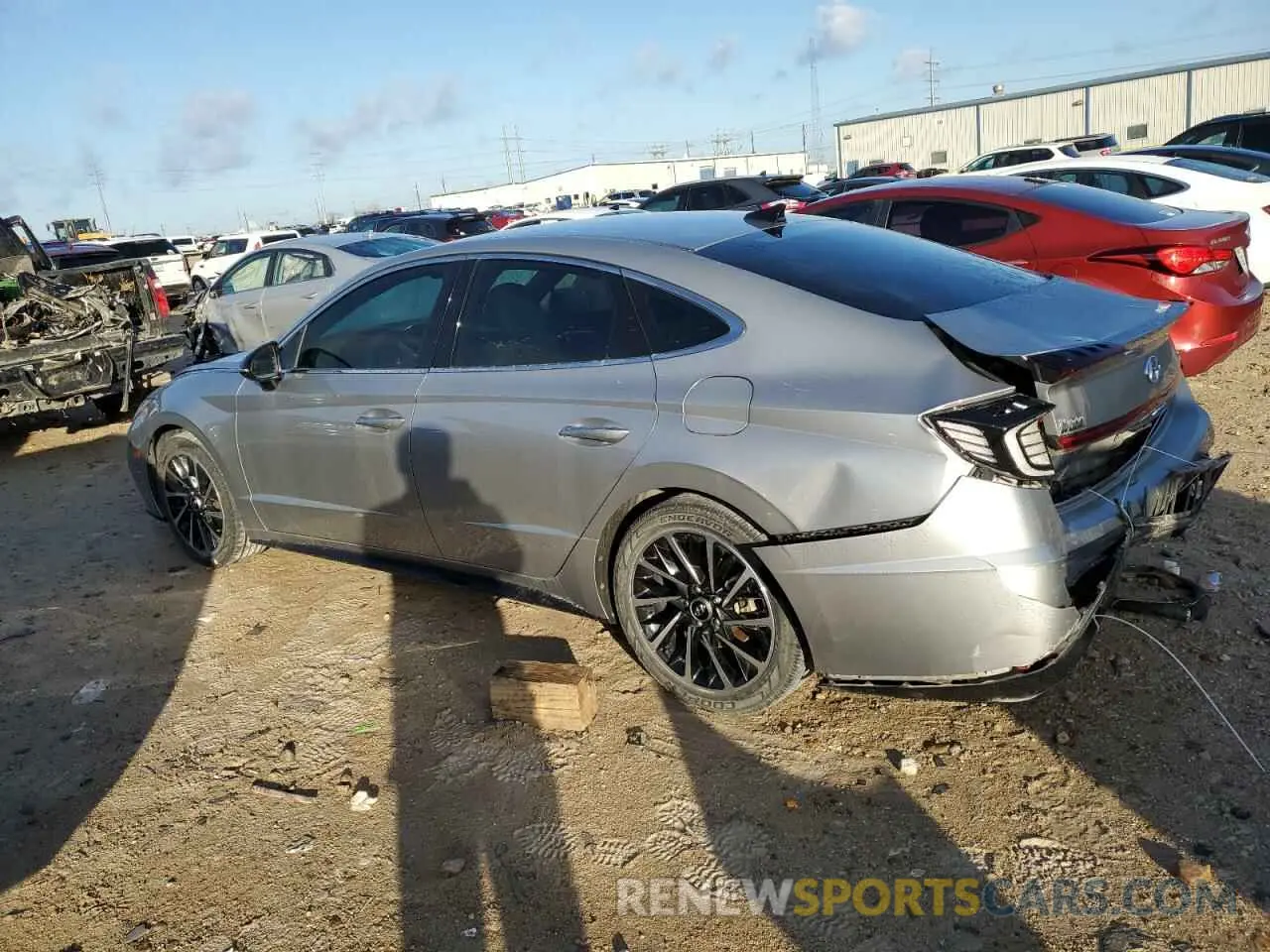 2 fotografías del automóvil dañado 5NPEJ4J27LH050833 HYUNDAI SONATA 2020