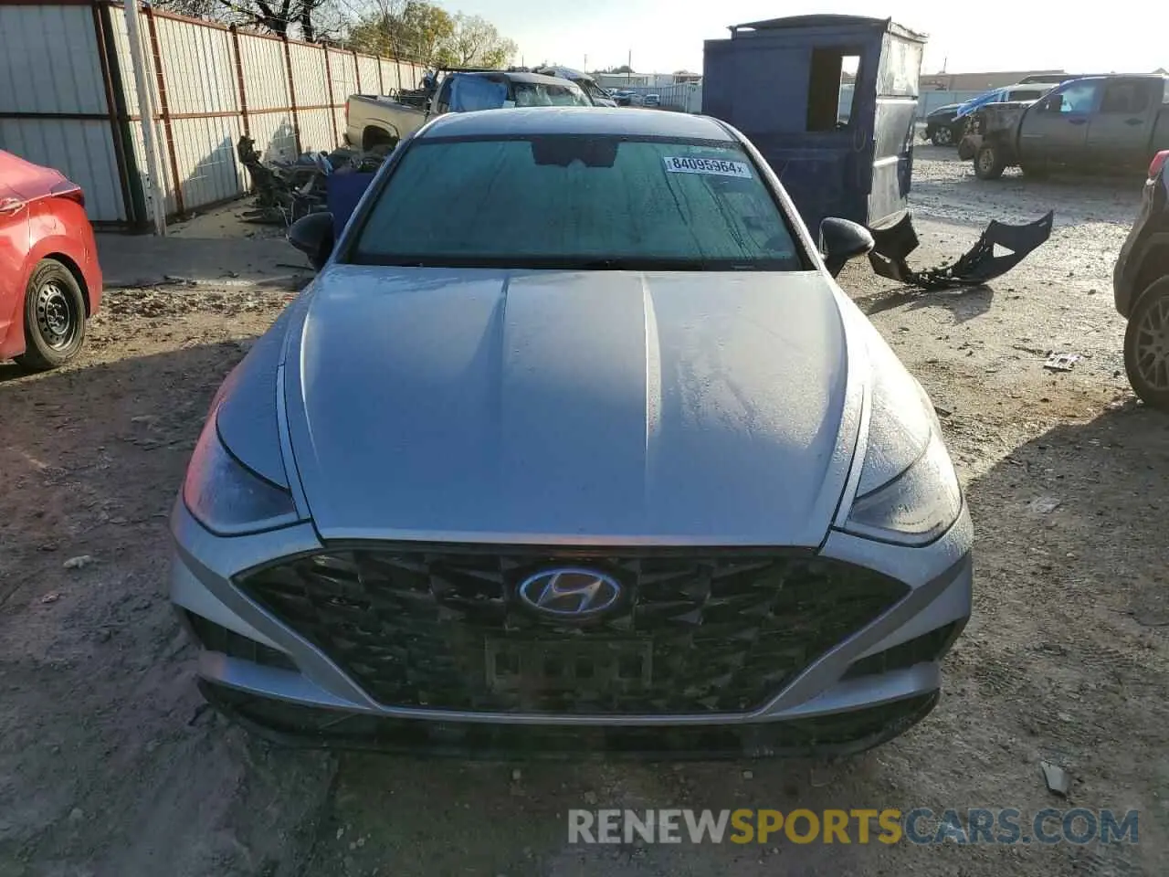 5 fotografías del automóvil dañado 5NPEJ4J27LH050833 HYUNDAI SONATA 2020