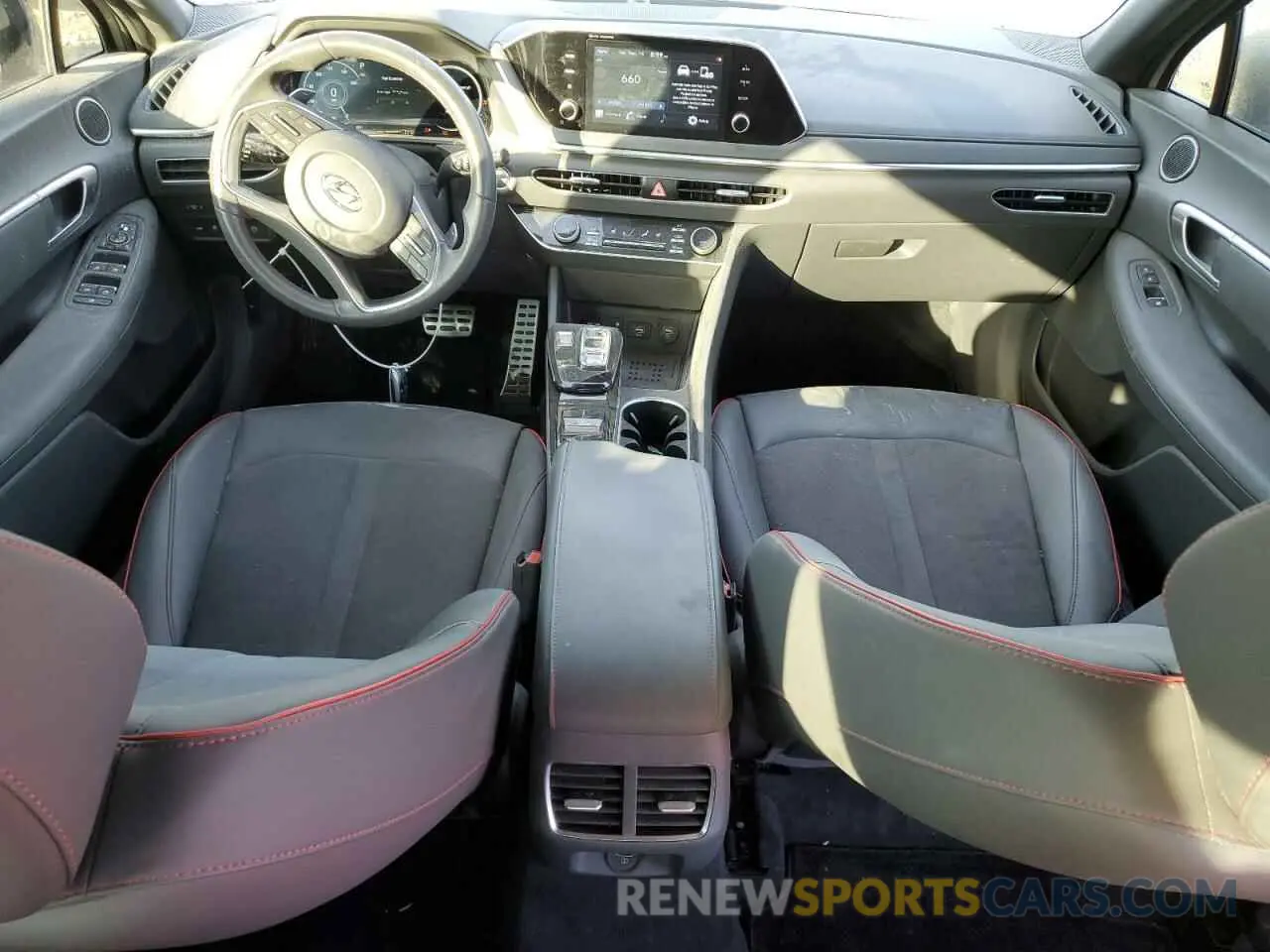 8 fotografías del automóvil dañado 5NPEJ4J27LH050833 HYUNDAI SONATA 2020