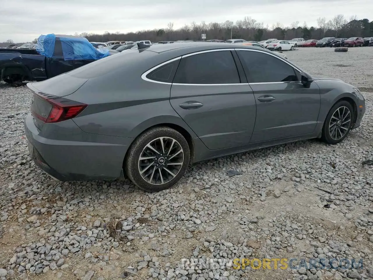 3 fotografías del automóvil dañado 5NPEJ4J28LH052185 HYUNDAI SONATA 2020