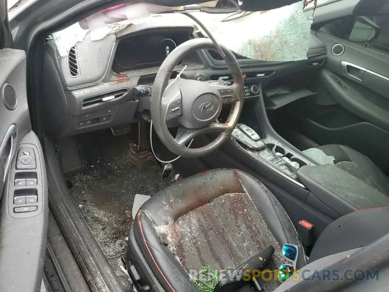 8 fotografías del automóvil dañado 5NPEJ4J28LH052185 HYUNDAI SONATA 2020